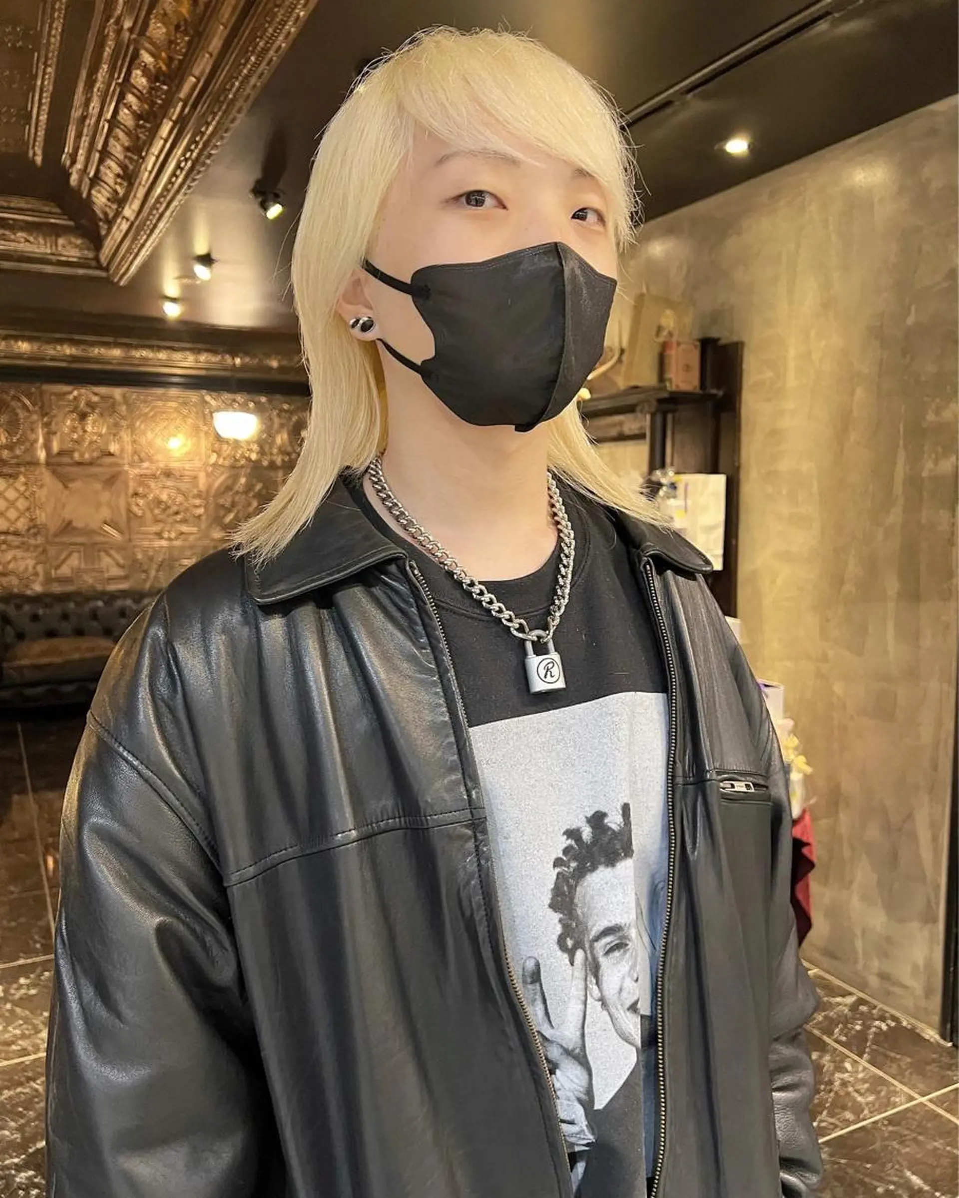 ミディアム カラー メンズ カット ヘアカラー haco＋所属・圧倒的デザイン力 店長🎨RENAのヘアスタイル