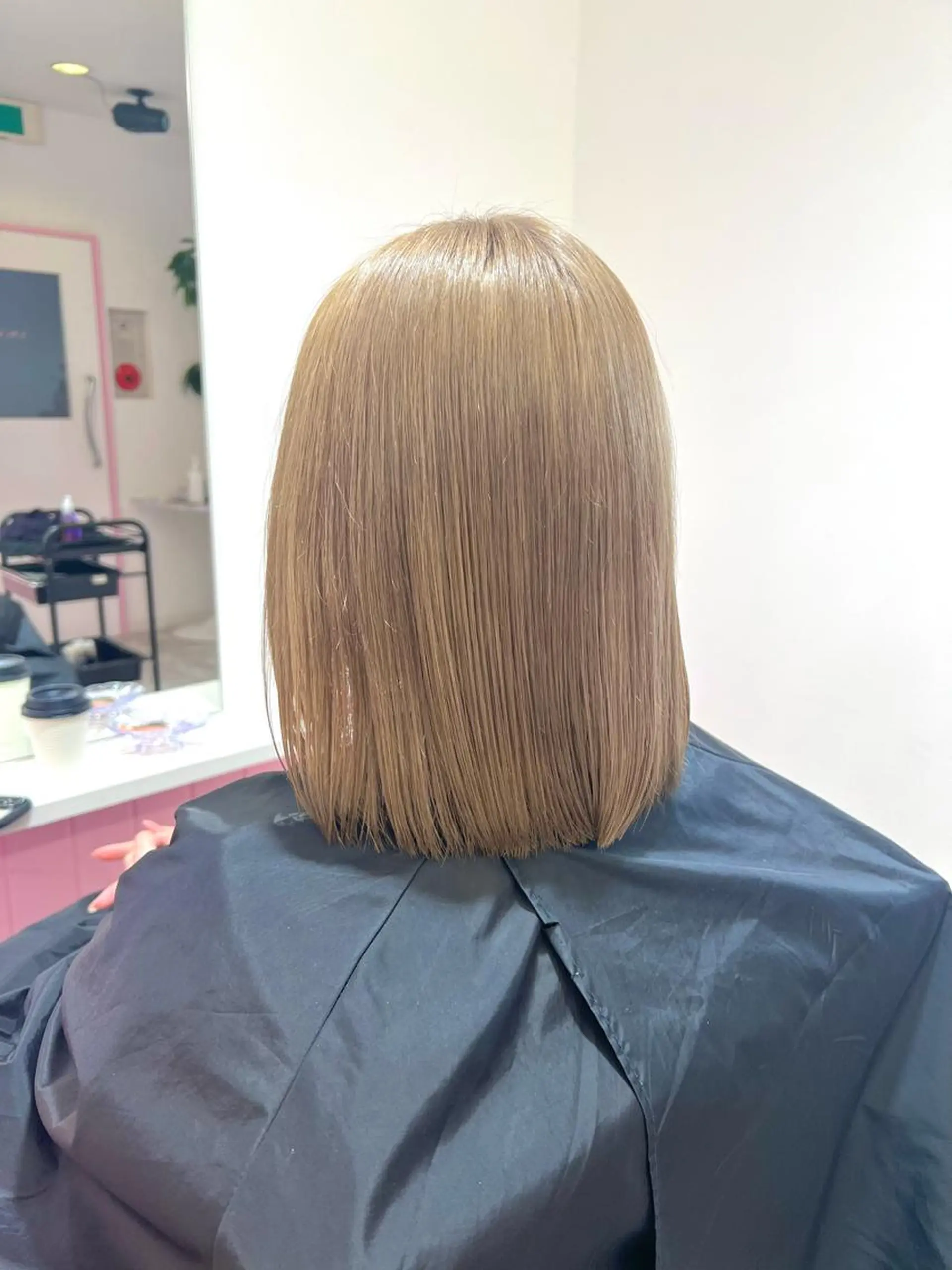 ミディアム ハイトーン♡ブリーチ ♡エクステ♡nanaのヘアスタイル