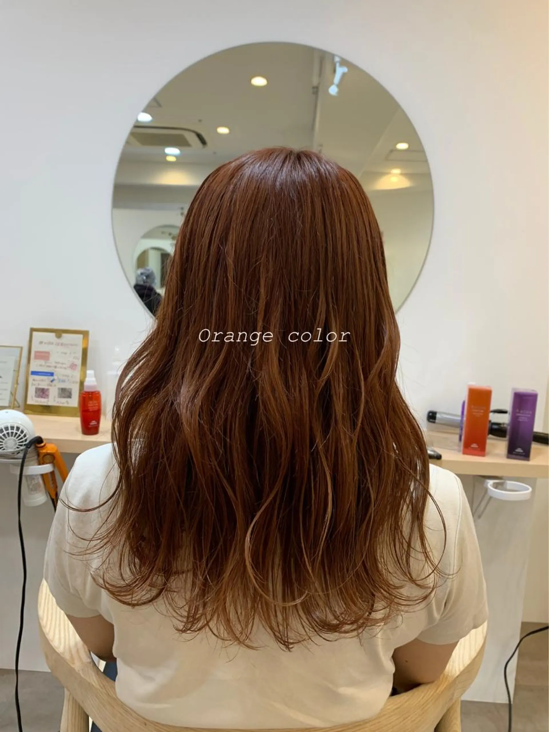 ロング カラー 佐藤 永夏のヘアスタイル