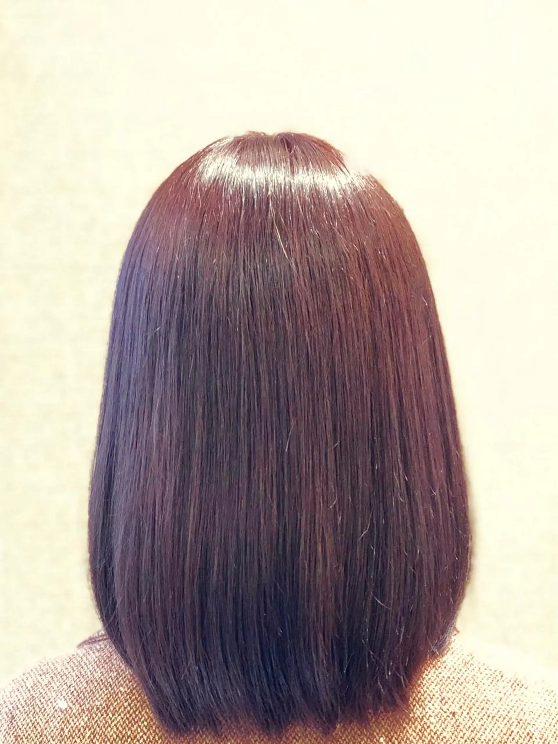 ミディアム カラー ピンクカラー アンドウ ユウ/ レイヤーカット/韓国のヘアスタイル