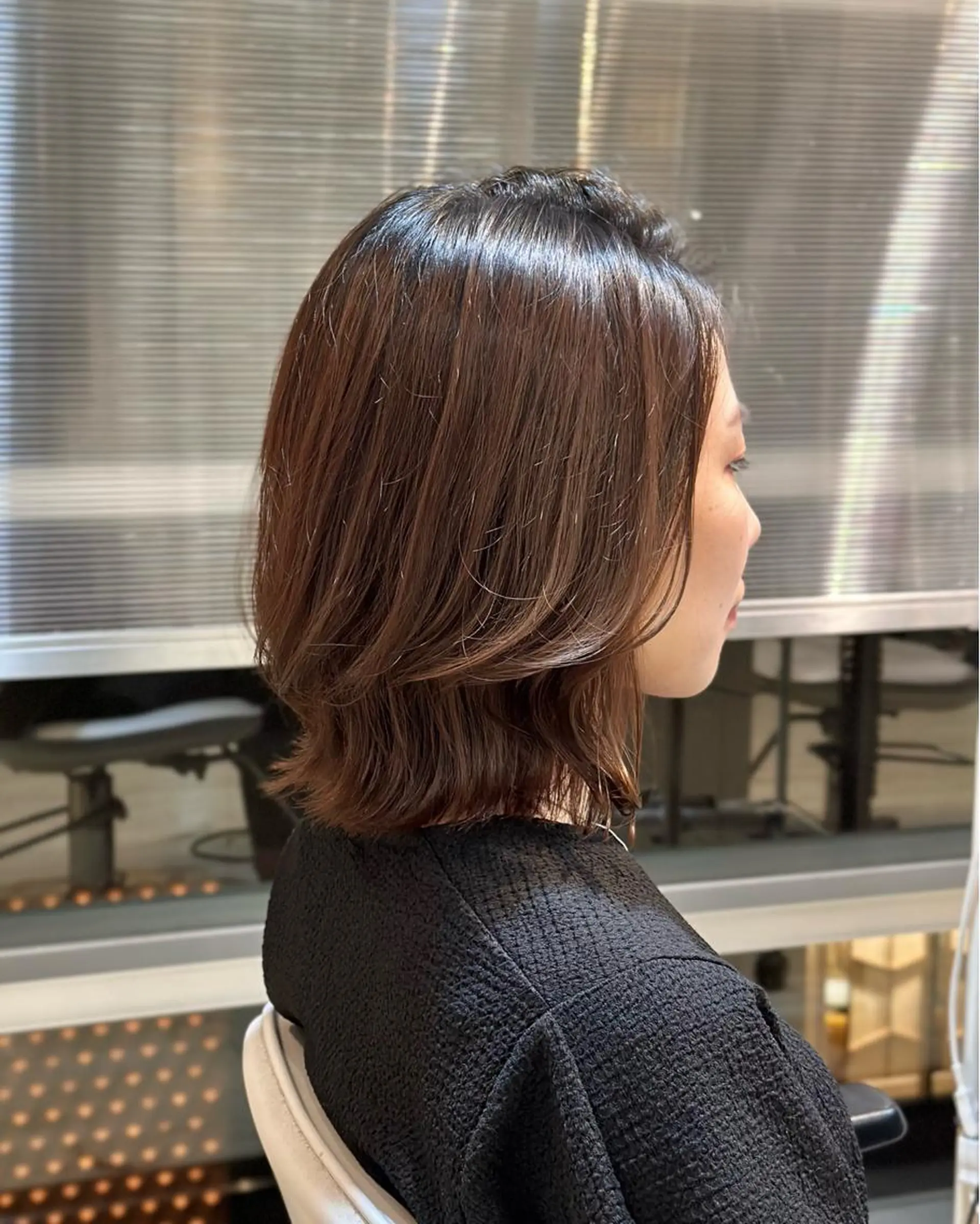 ミディアム ボブ 瀬戸 さくらのヘアスタイル