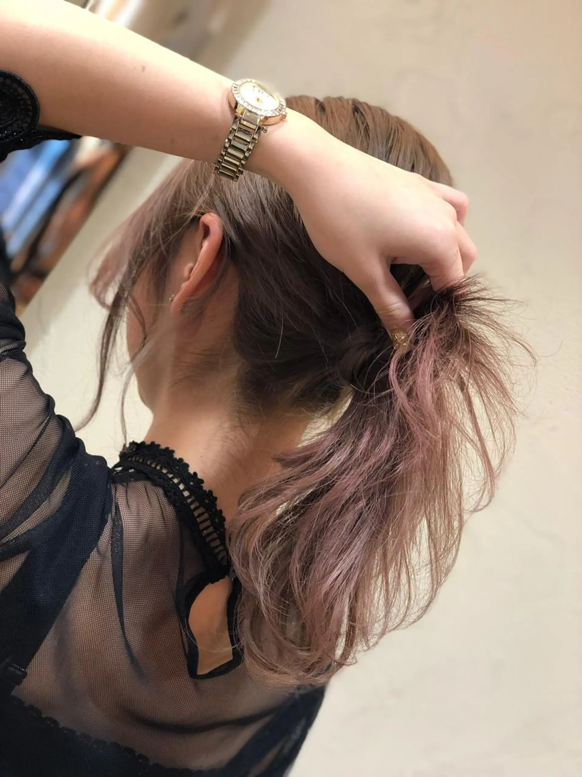 セミロング カラー ヘアカラー 🌼こやま かおり🌼のヘアスタイル