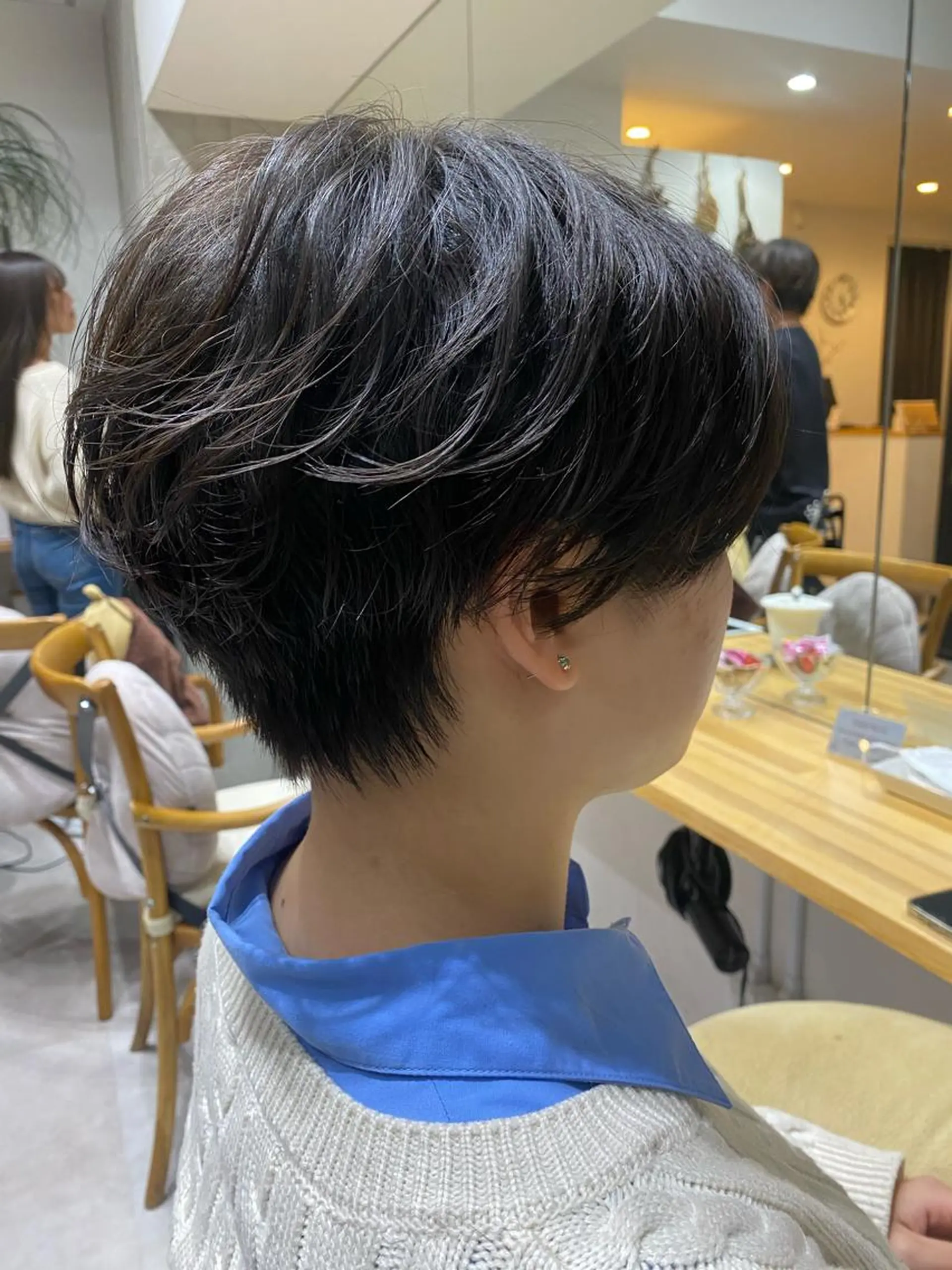 ショート パーマ カット ヘアカラー パーマ トリートメント Dxxxx III所属・女性目線の大人 メンズ*Ayakaのヘアスタイル