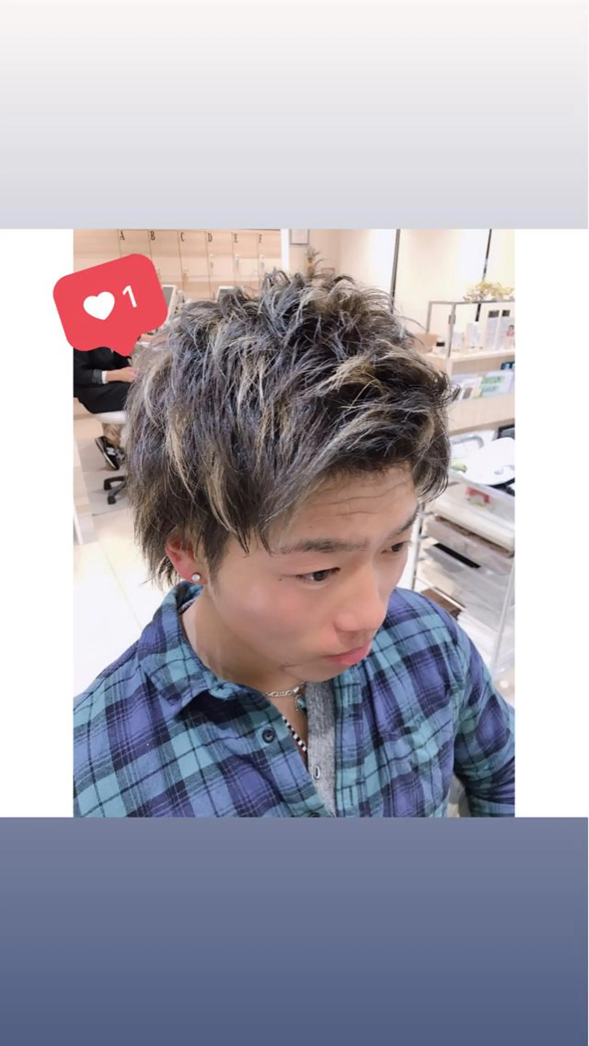 ショート カラー メンズ 髪質改善/茅ヶ崎 マツモト リョウのヘアスタイル