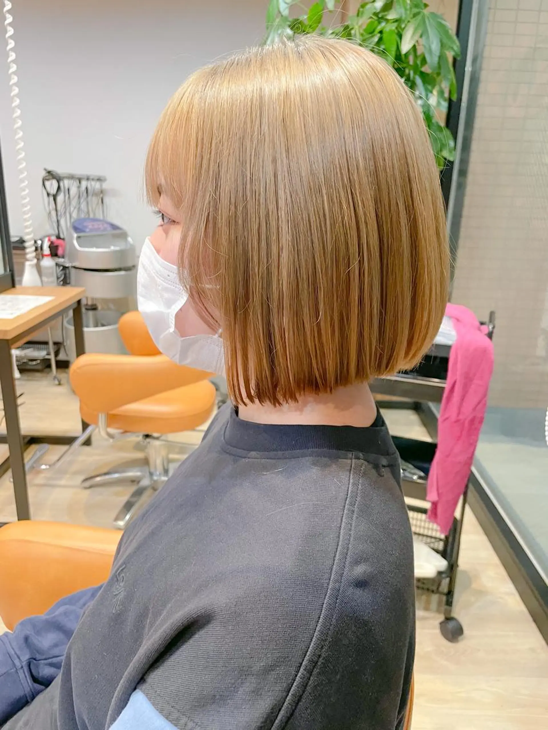 ショート カラー ベージュカラー ミルクティーベージュ 髪質改善/ブリーチ 田代 龍我のヘアスタイル