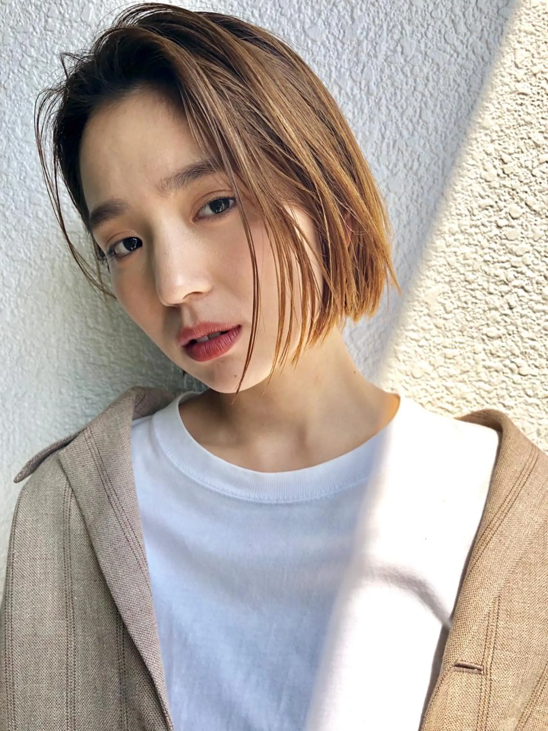 ショート カット パーマ/レイヤー 岩山丈一郎のヘアスタイル