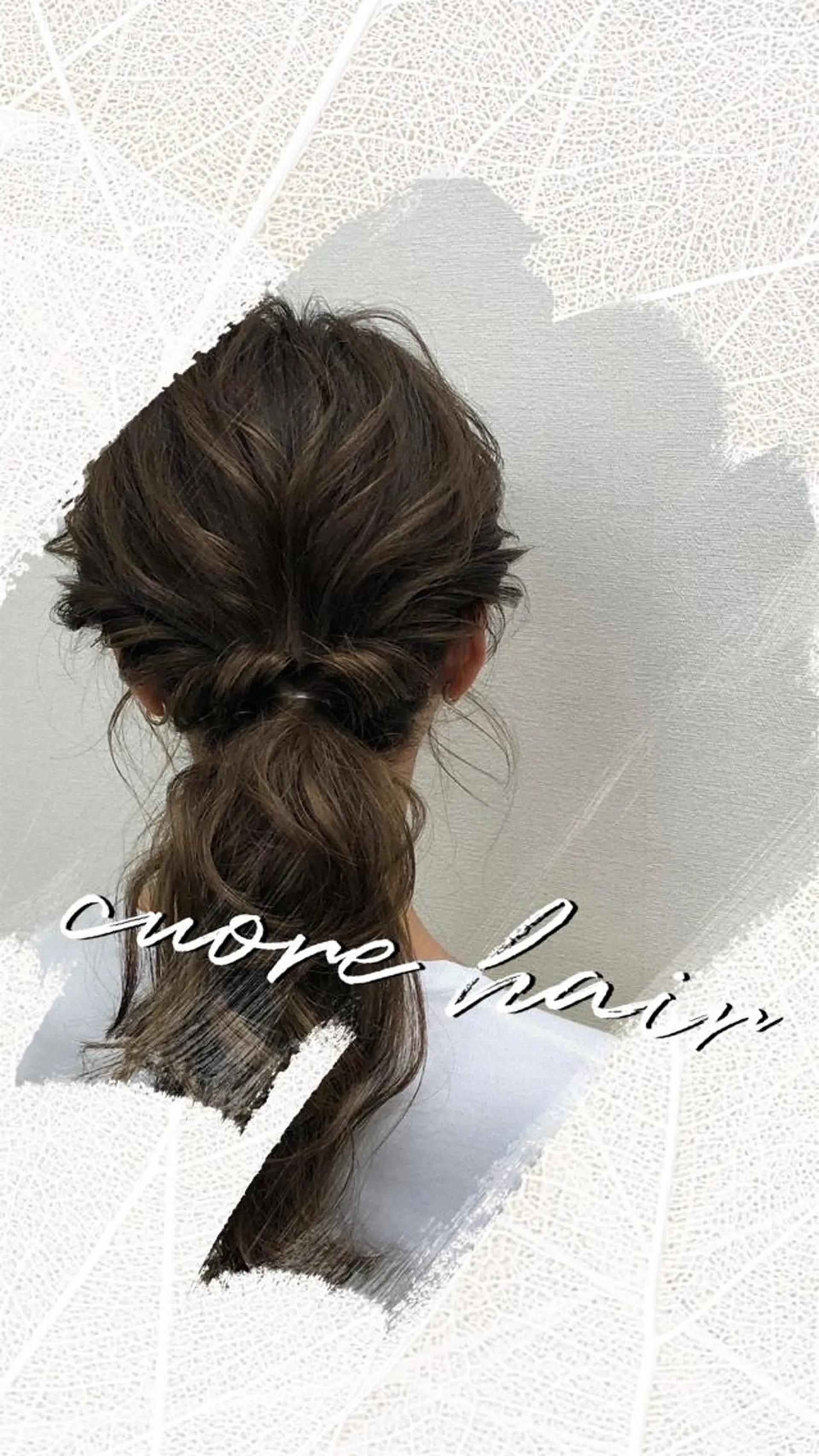 ロング カット 縮毛矯正 Cuore 清尾 浩昭のヘアスタイル