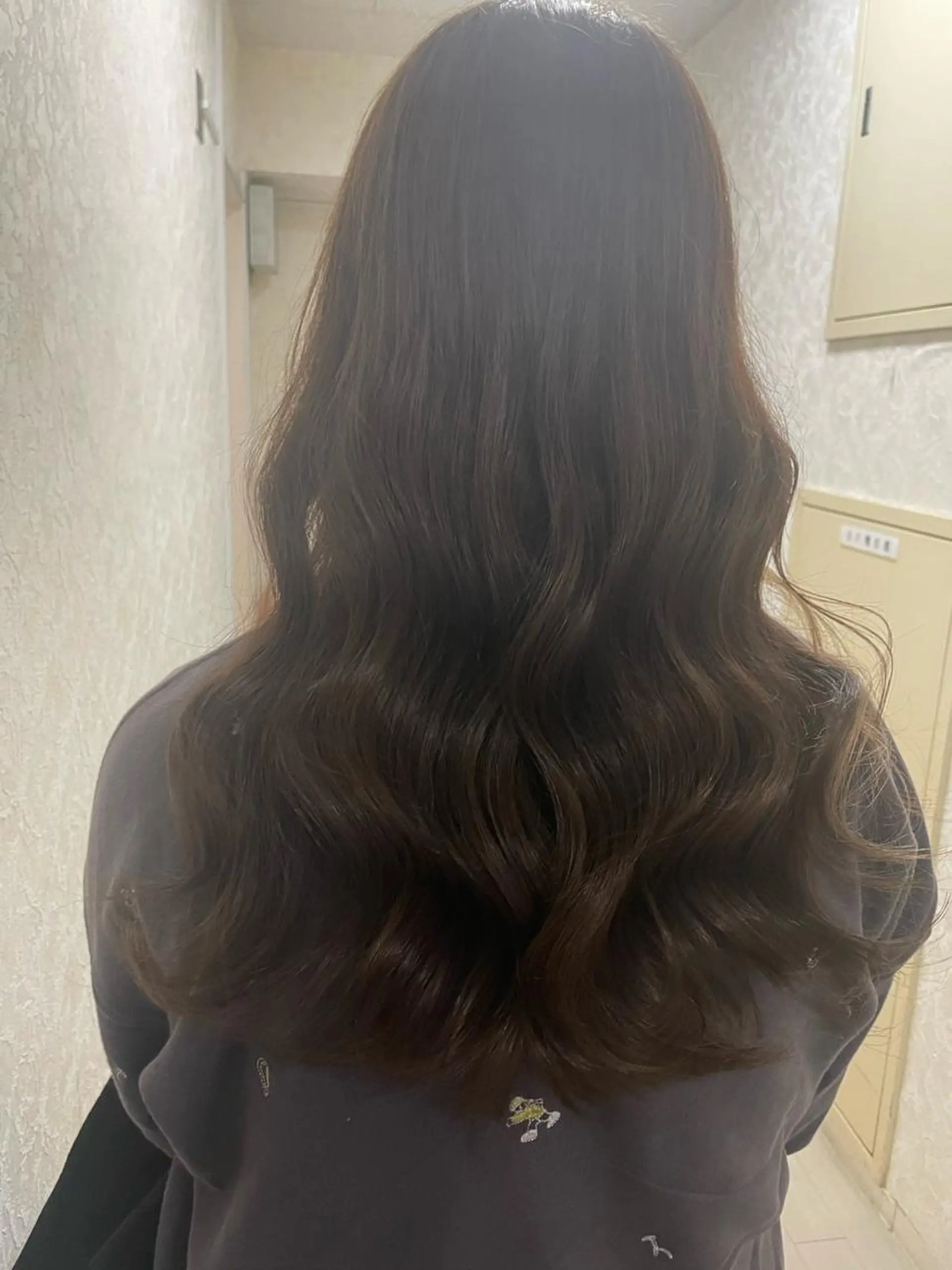 セミロング カラー 透けるカラー💐 maeのヘアスタイル