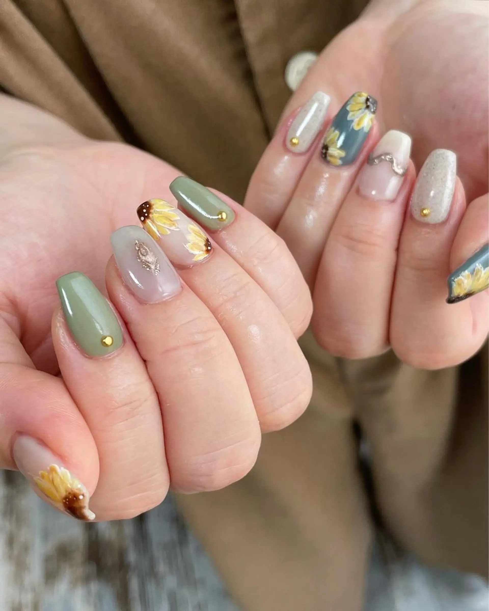 ネイル ハンドネイル 𝑡𝑖𝑎𝑚𓂃 きむらゆきののネイルデザイン