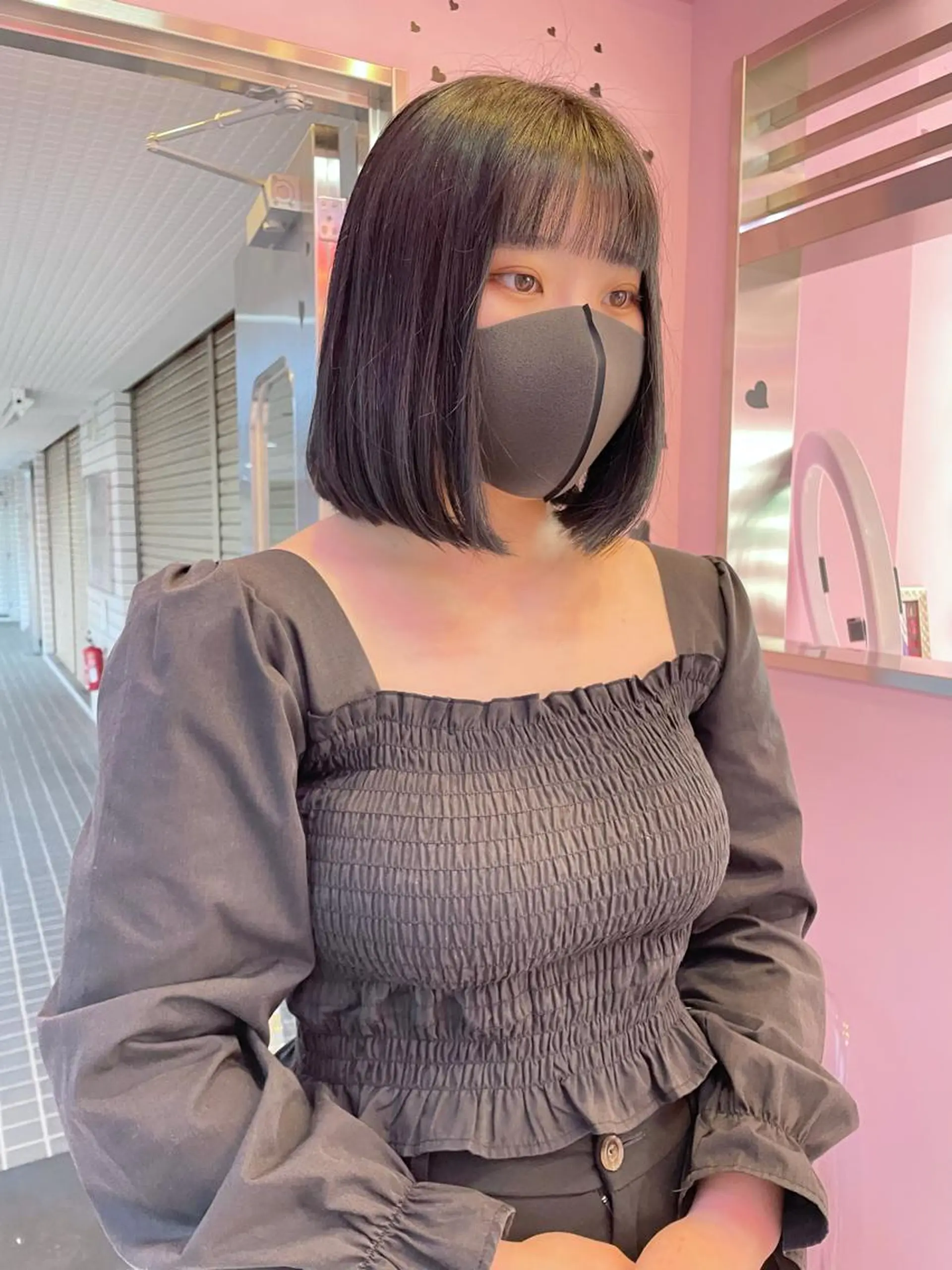 ミディアム カラー 透明感カラー 心斎橋/ブリーチ minamiのヘアスタイル