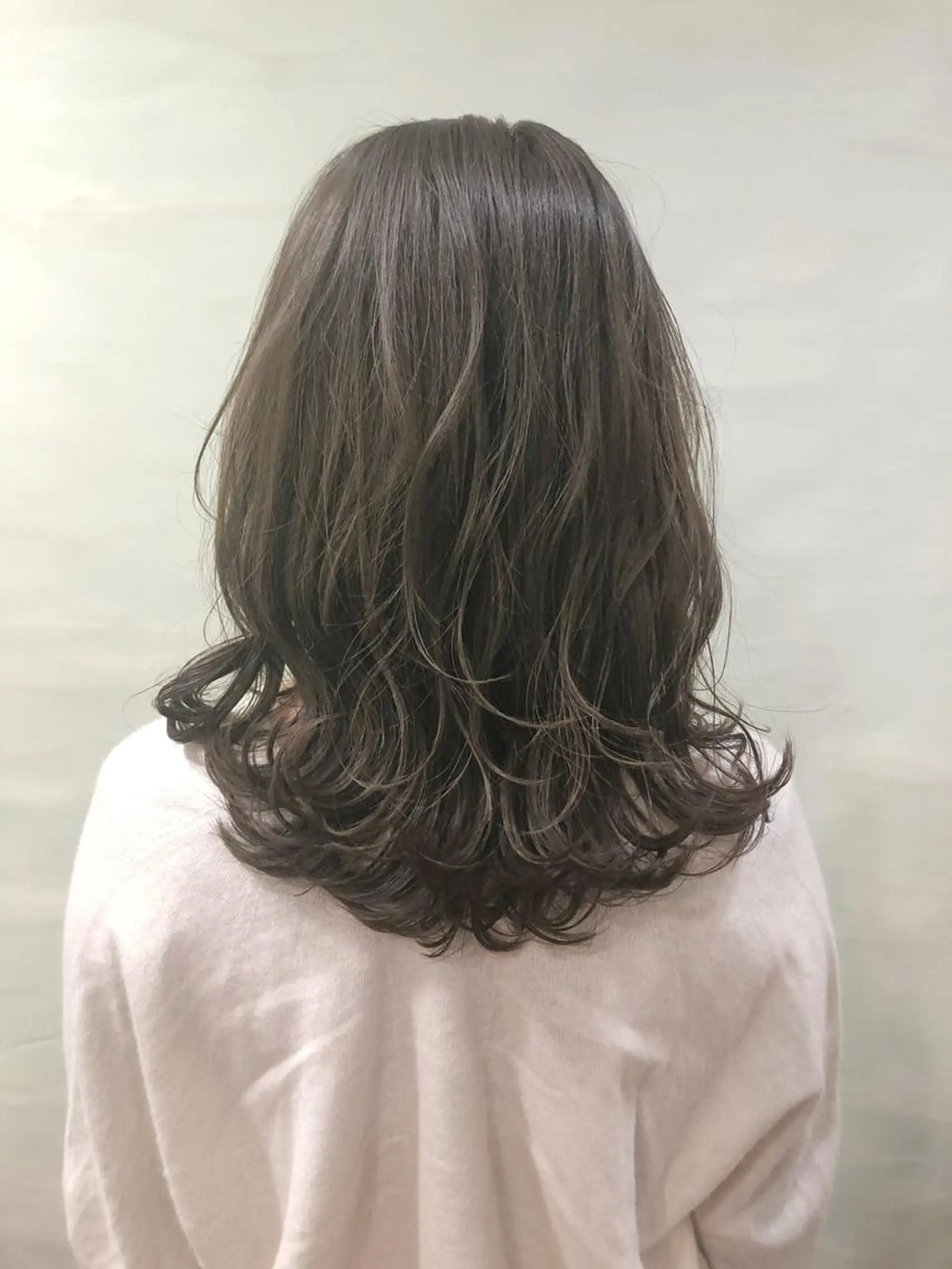 セミロング カラー パーマ ヘアアレンジ BonD hairのヘアスタイル