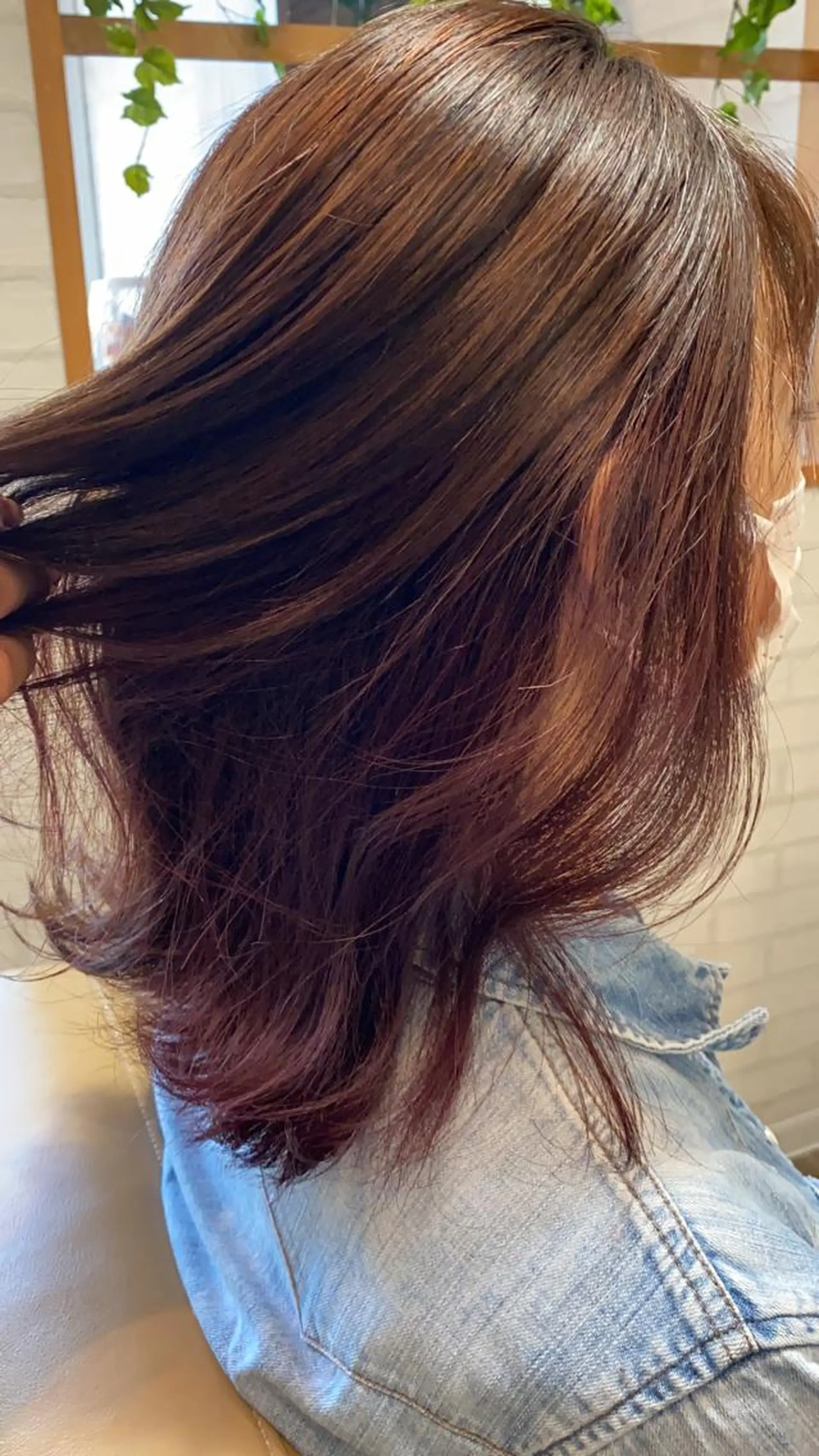 ミディアム カラー ボルドーカラー インナーカラー 東武練馬ENVY所属・✨🐣小池 ひな🐣✨のヘアスタイル