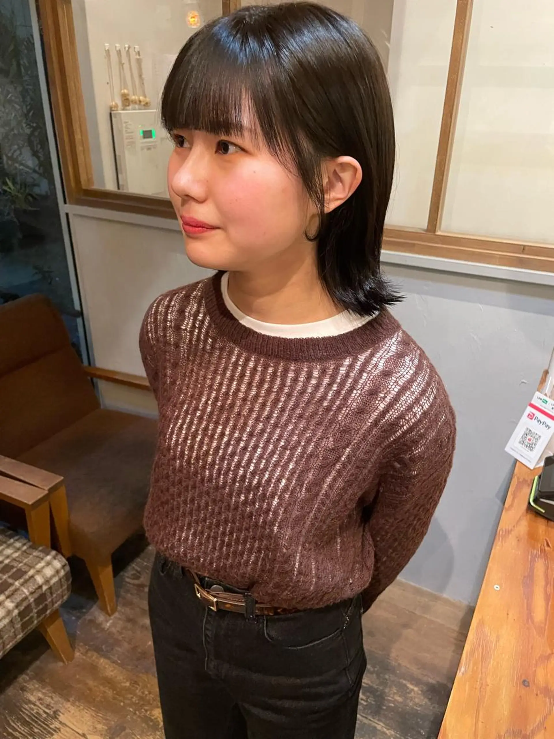 ミディアム カラー 平地 晃人のヘアスタイル