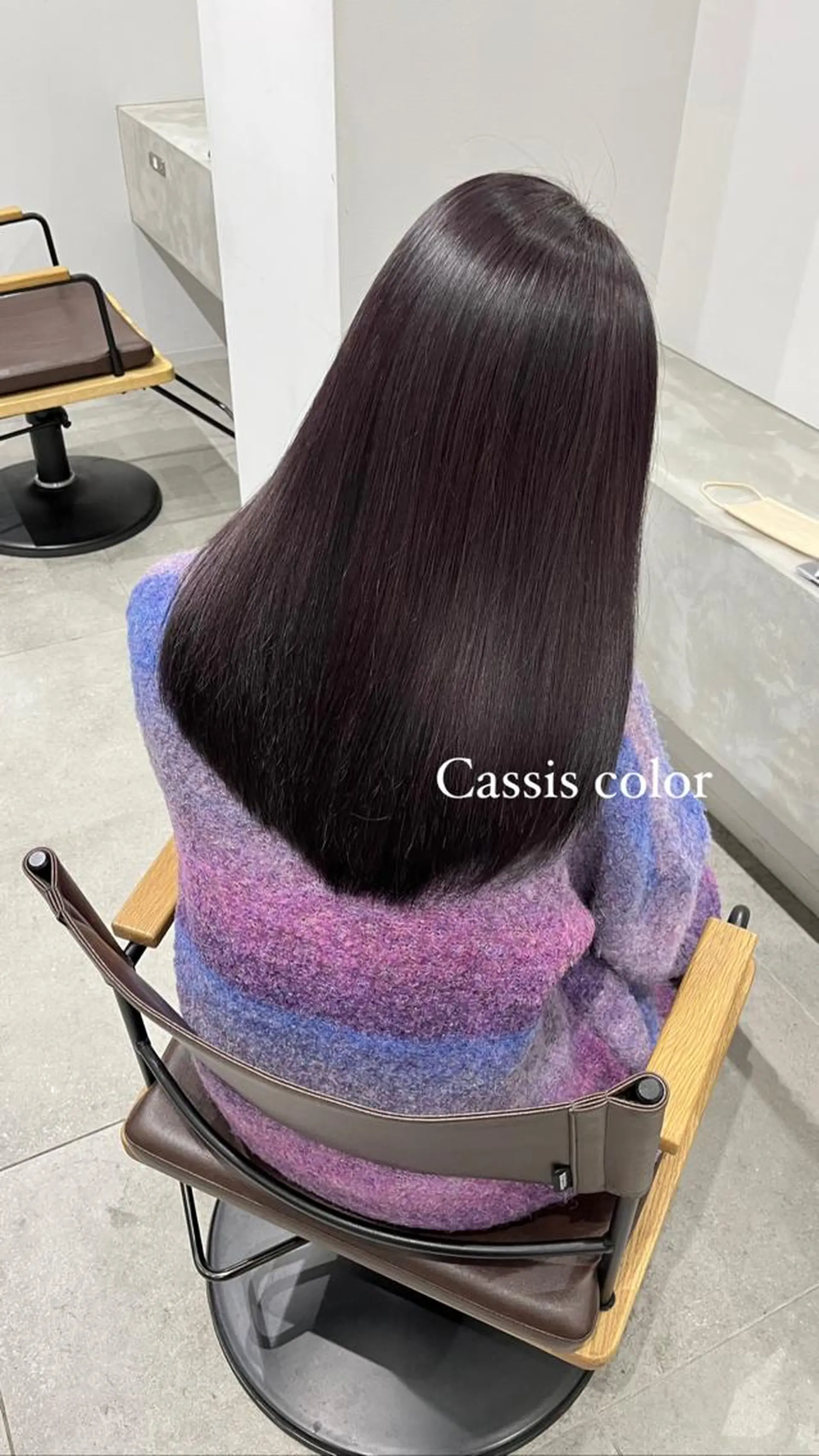 セミロング ヘアカラー トリートメント emma所属・RINA 韓国ヘア/半個室のヘアスタイル