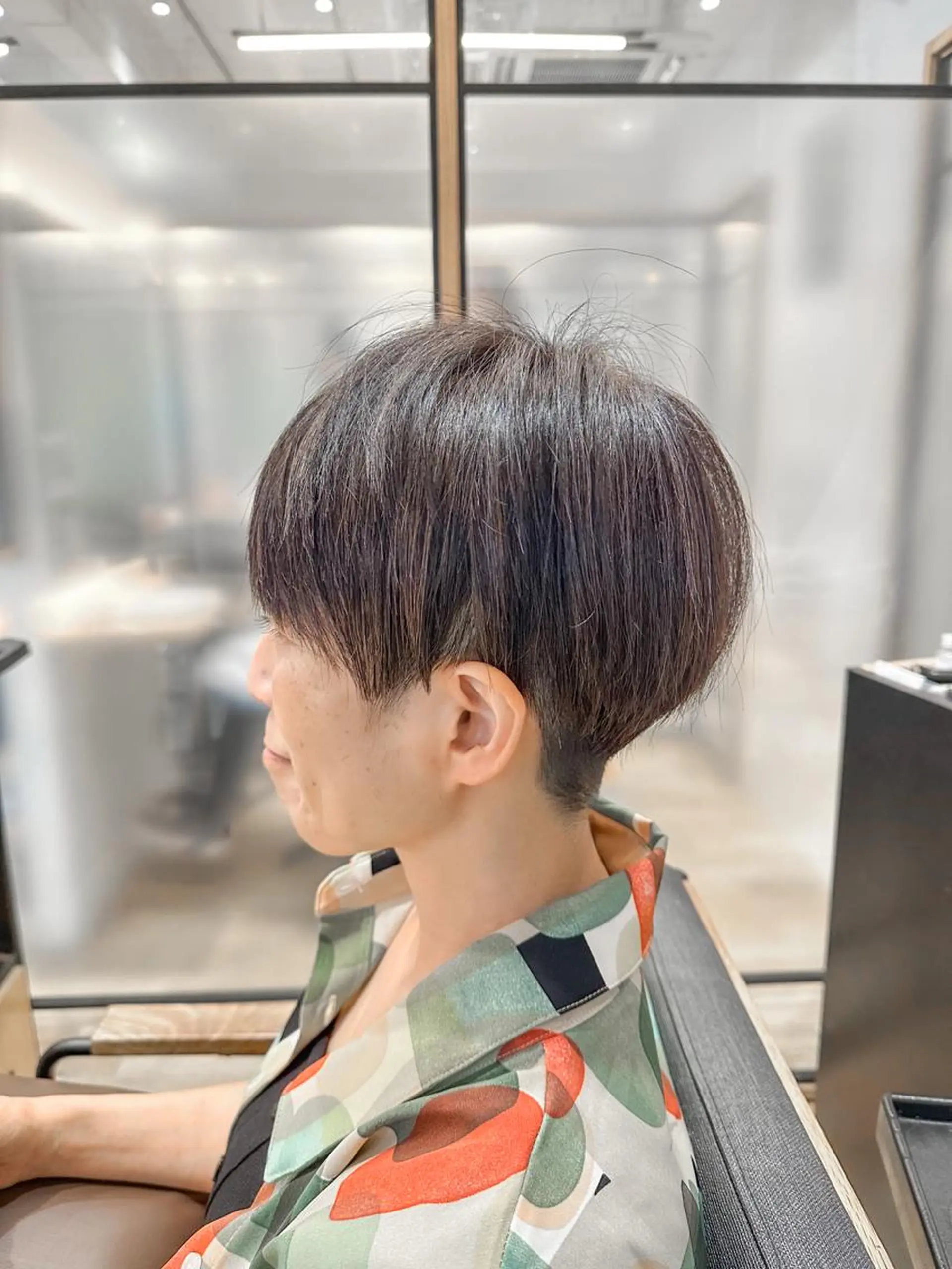 ショート シノハラ ガクト ショート/白髪ぼかしのヘアスタイル