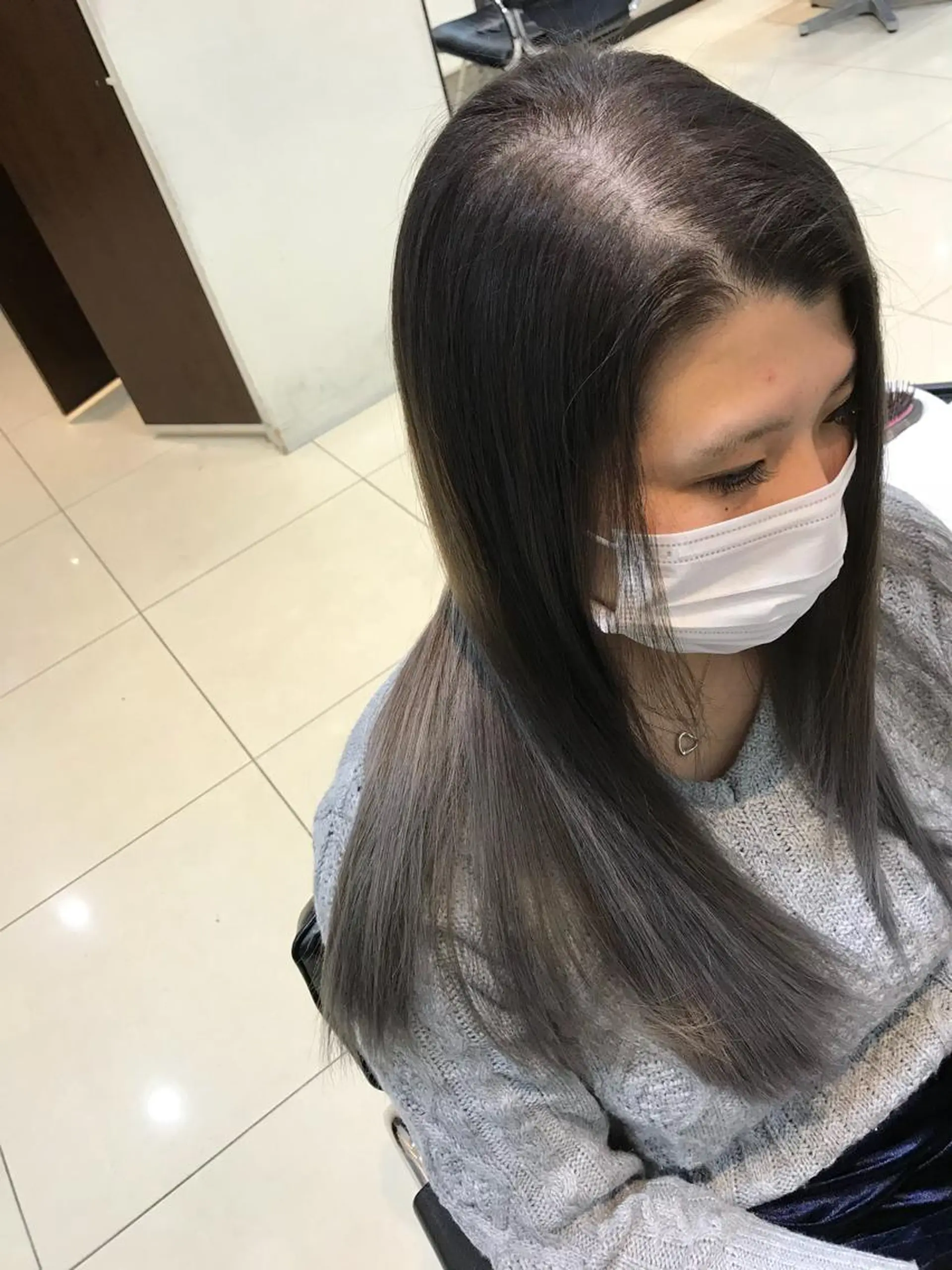 ロング 大久保 隆蔵のヘアスタイル
