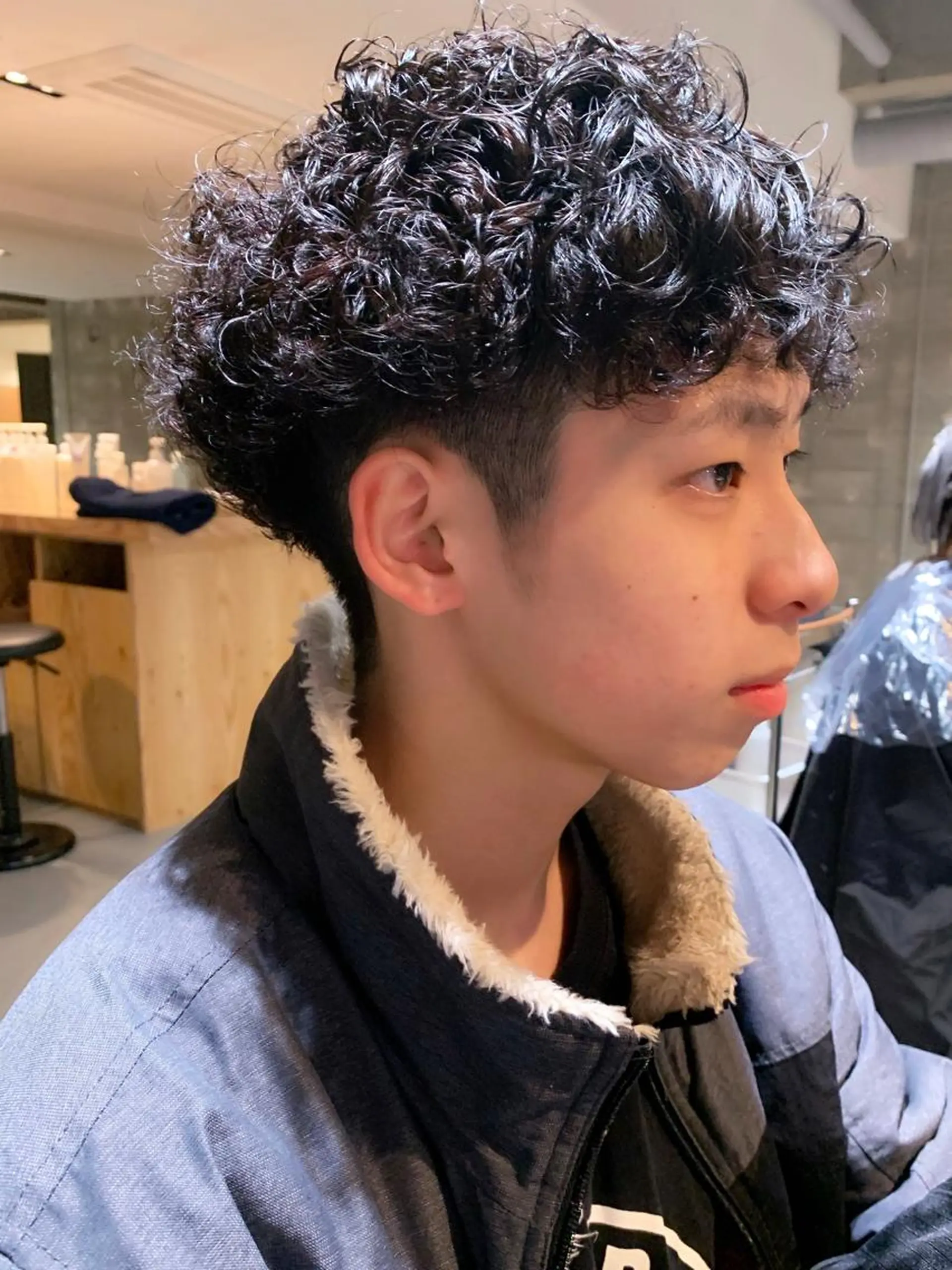 ショート パーマ スパイラルパーマ tension 【テンション】のヘアスタイル