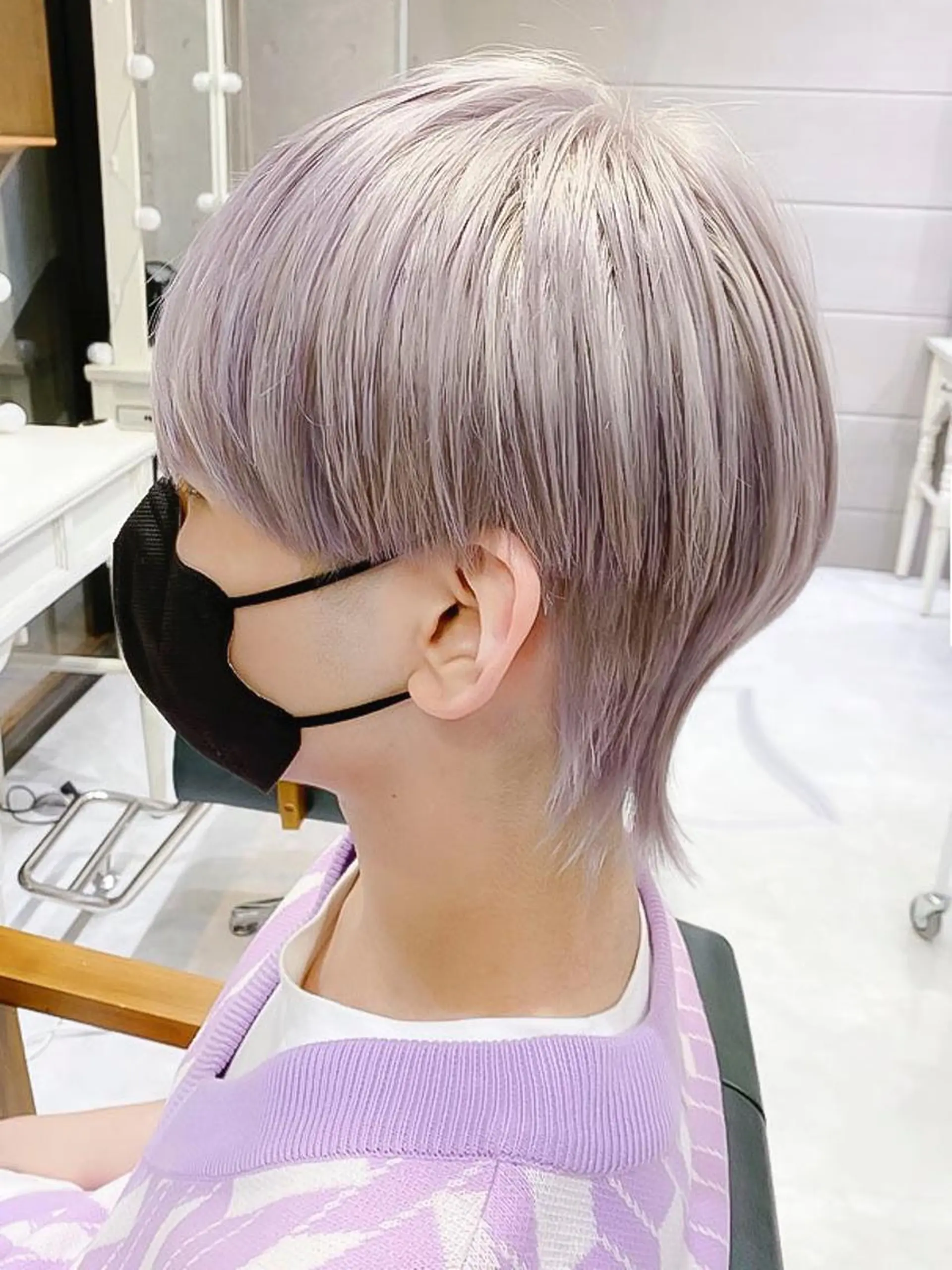 ショート ヘアアレンジ メンズ カラー メンズブリーチ メンズ韓国風 韓国マッシュ マッシュ ツーブロック 𝐑𝐈𝐍𝐊𝐀 🐷🖤のヘアスタイル