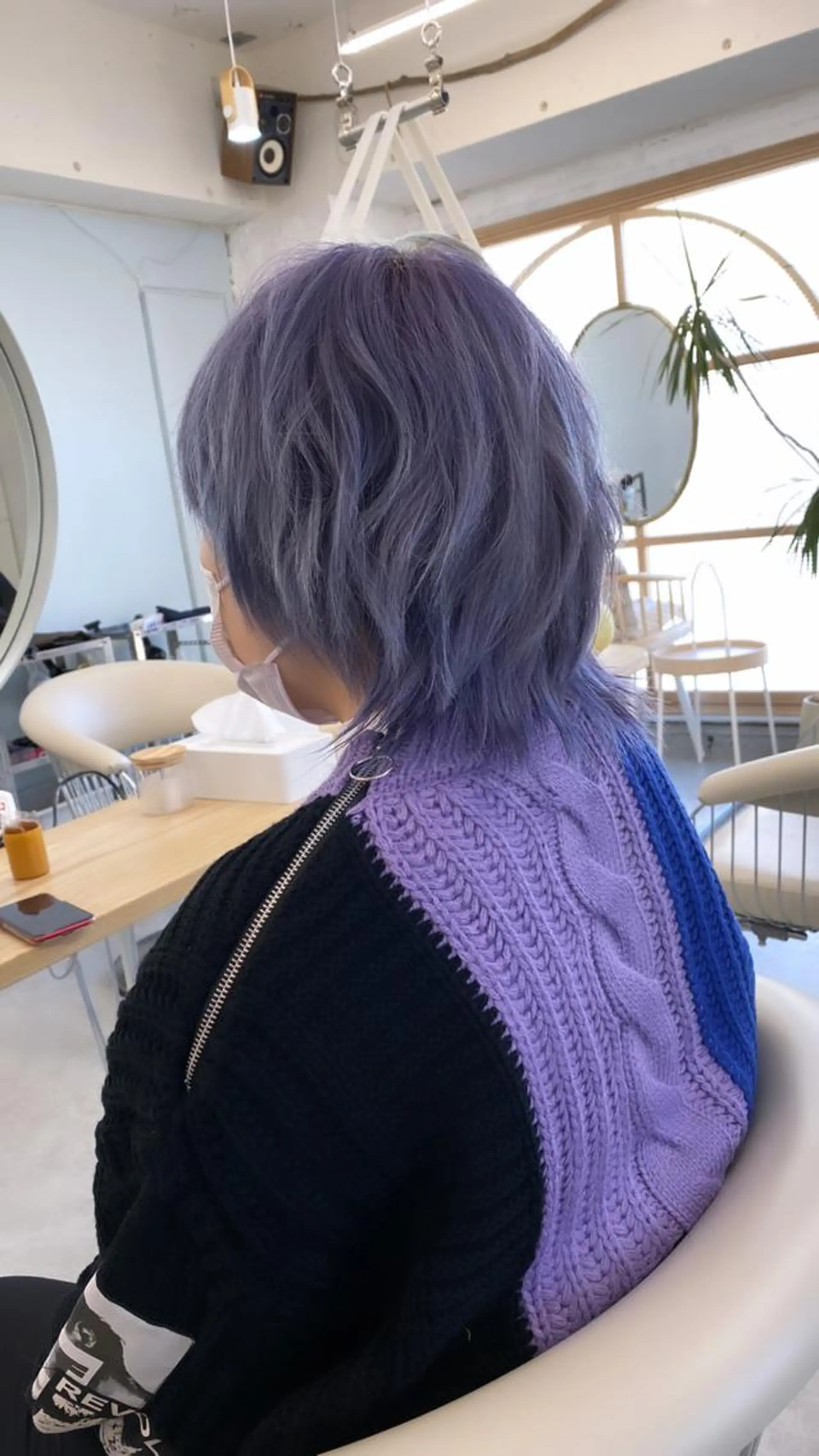 セミロング カラー メンズ soi所属・ケアブリーチ/ツヤ髪 /ハイトーン/西村のヘアスタイル