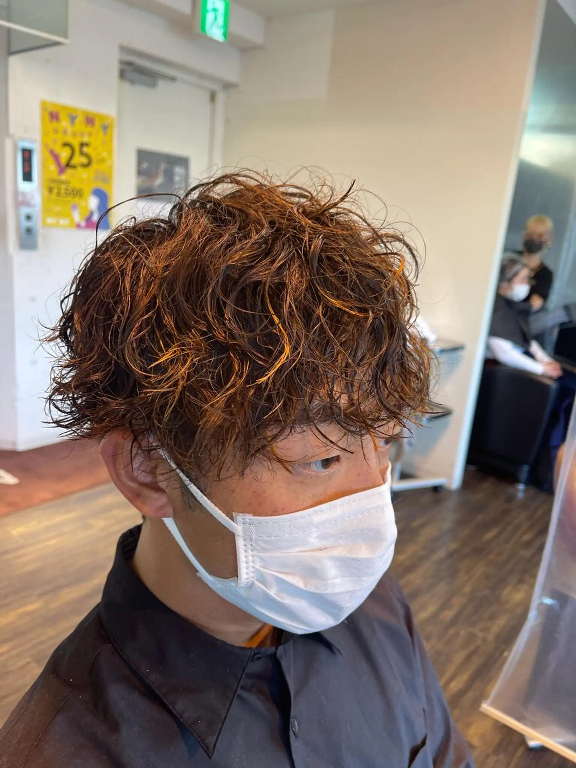 ミディアム パーマ メンズ メンズスタイル /メンズパーマ/須藤のヘアスタイル