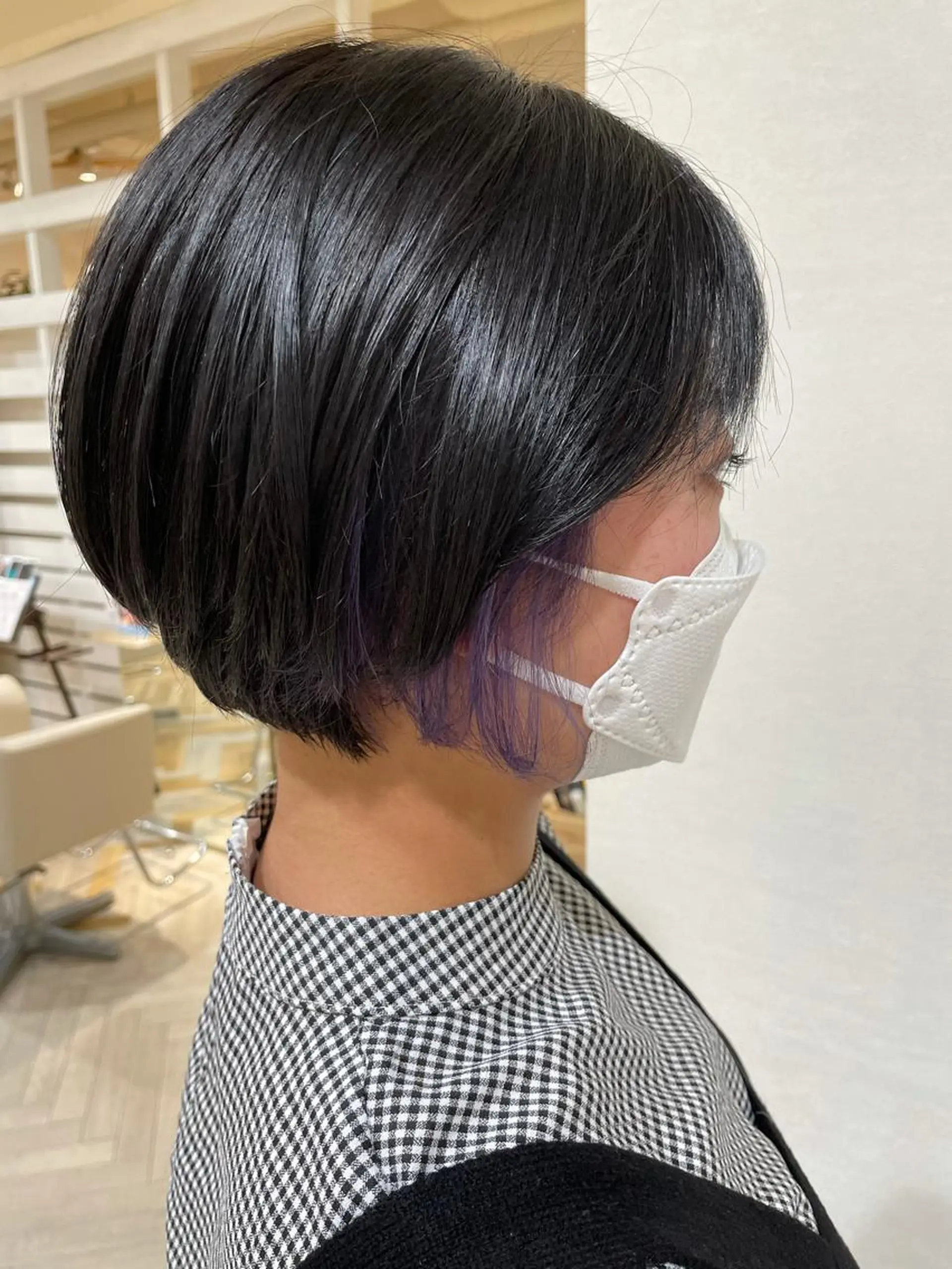 ショート ボブ オーロ西大寺所属・松永 夏のヘアスタイル