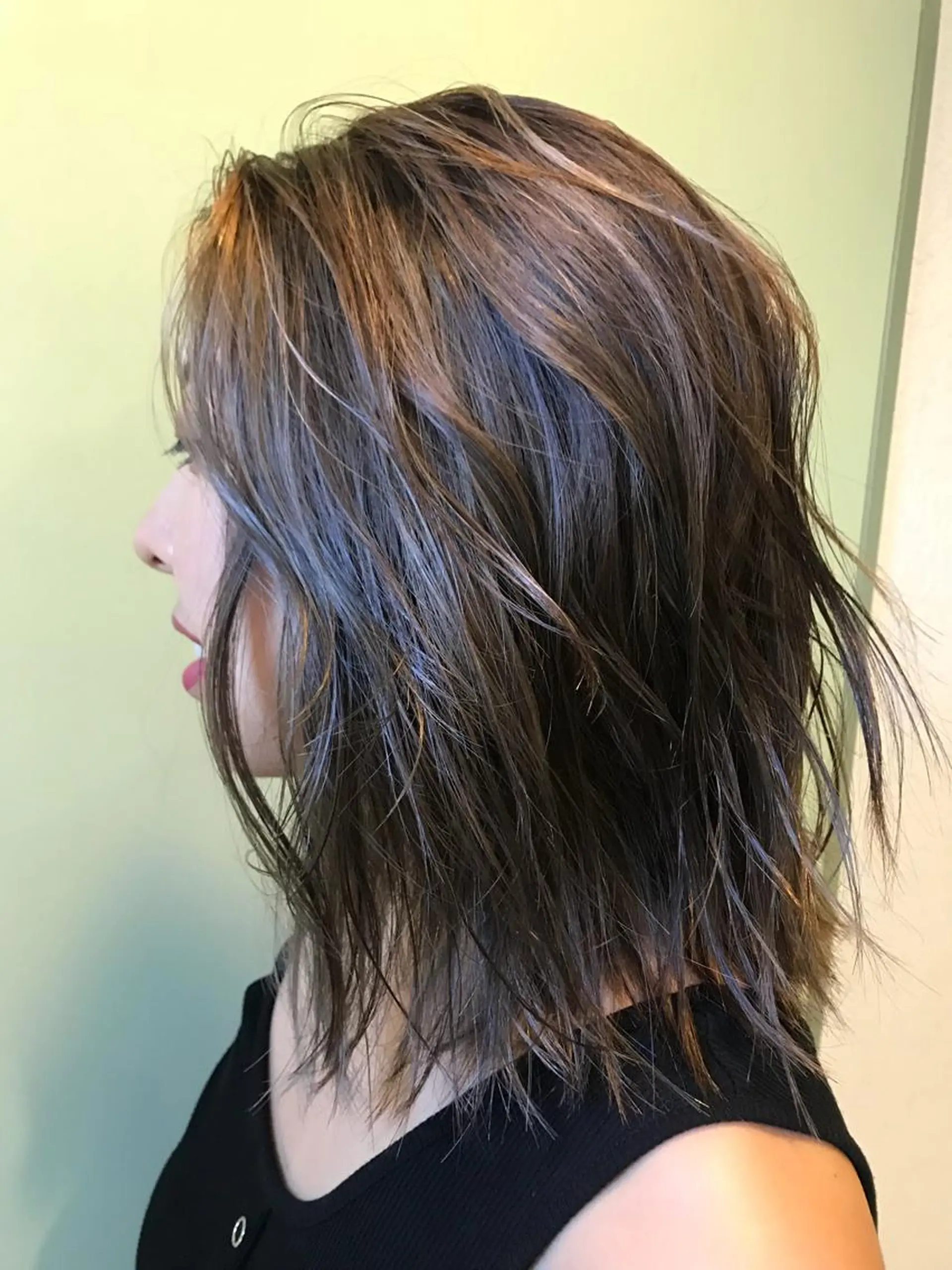 ミディアム ヘアカラー GO TODAY SHAIRE SALON所属・miu （ミユ）のヘアスタイル