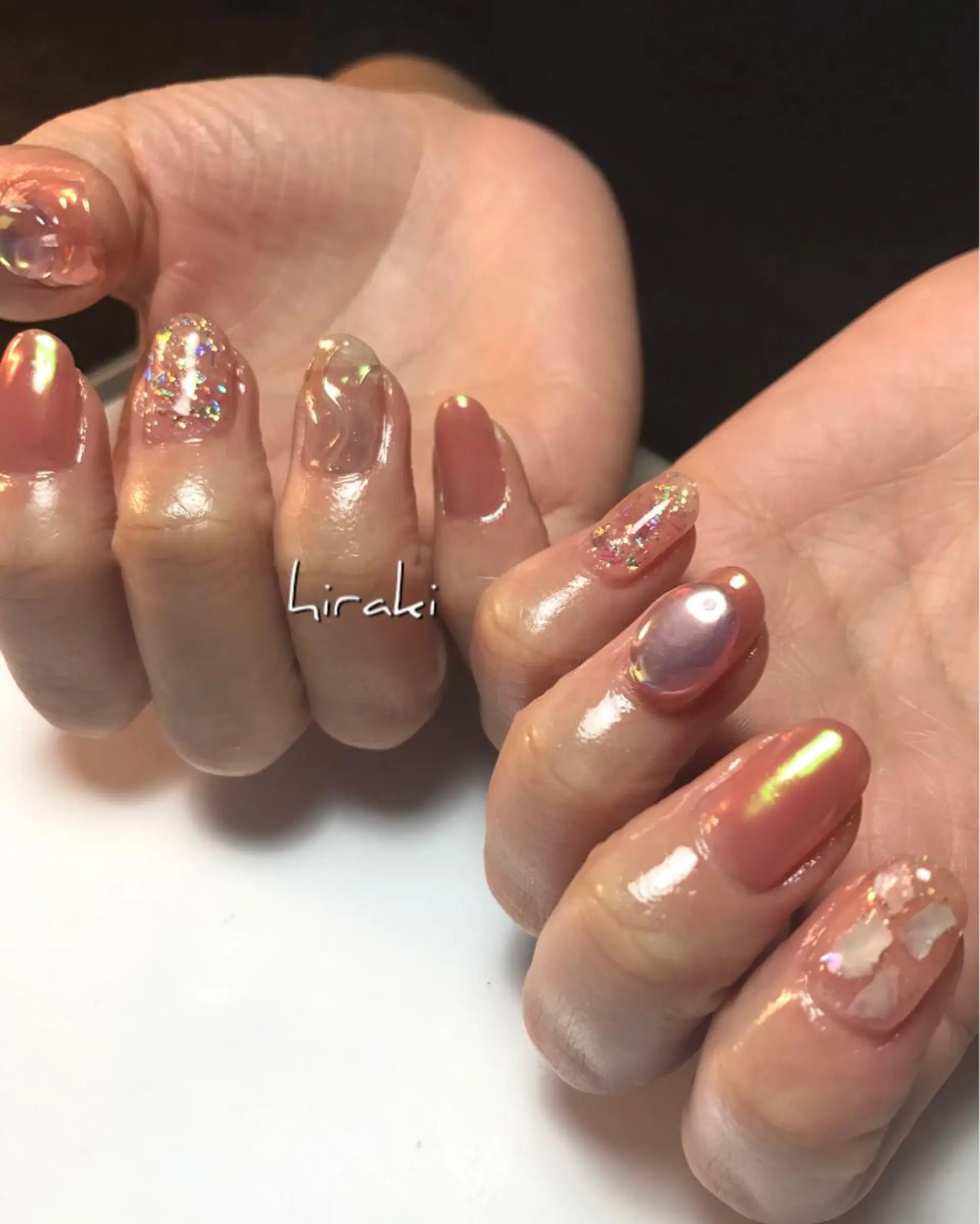 ネイル 春ネイル nail atelier AMBER所属・saori .の眉毛・アイブロウイメージ
