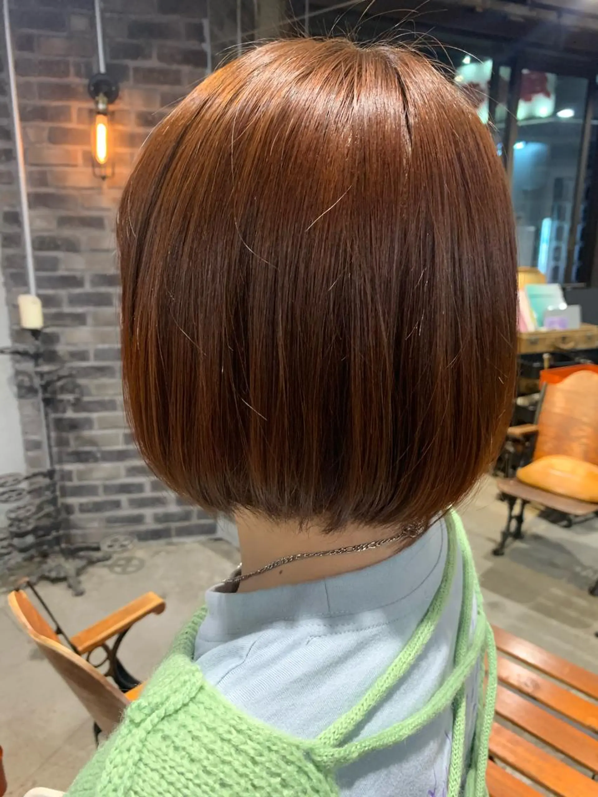 ショート カラー ヘアアレンジ ベージュカラー オレンジ オレンジベージュ ヘアカラー トリートメント 似合わせ×美髪改善✨ Yutoのヘアスタイル