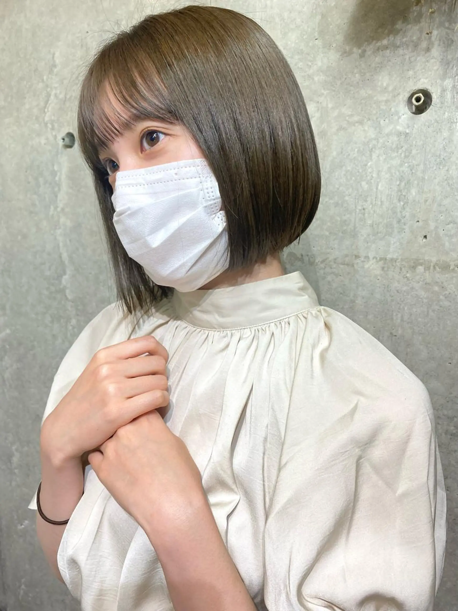 ショート ボブ 梅津 光帆のヘアスタイル