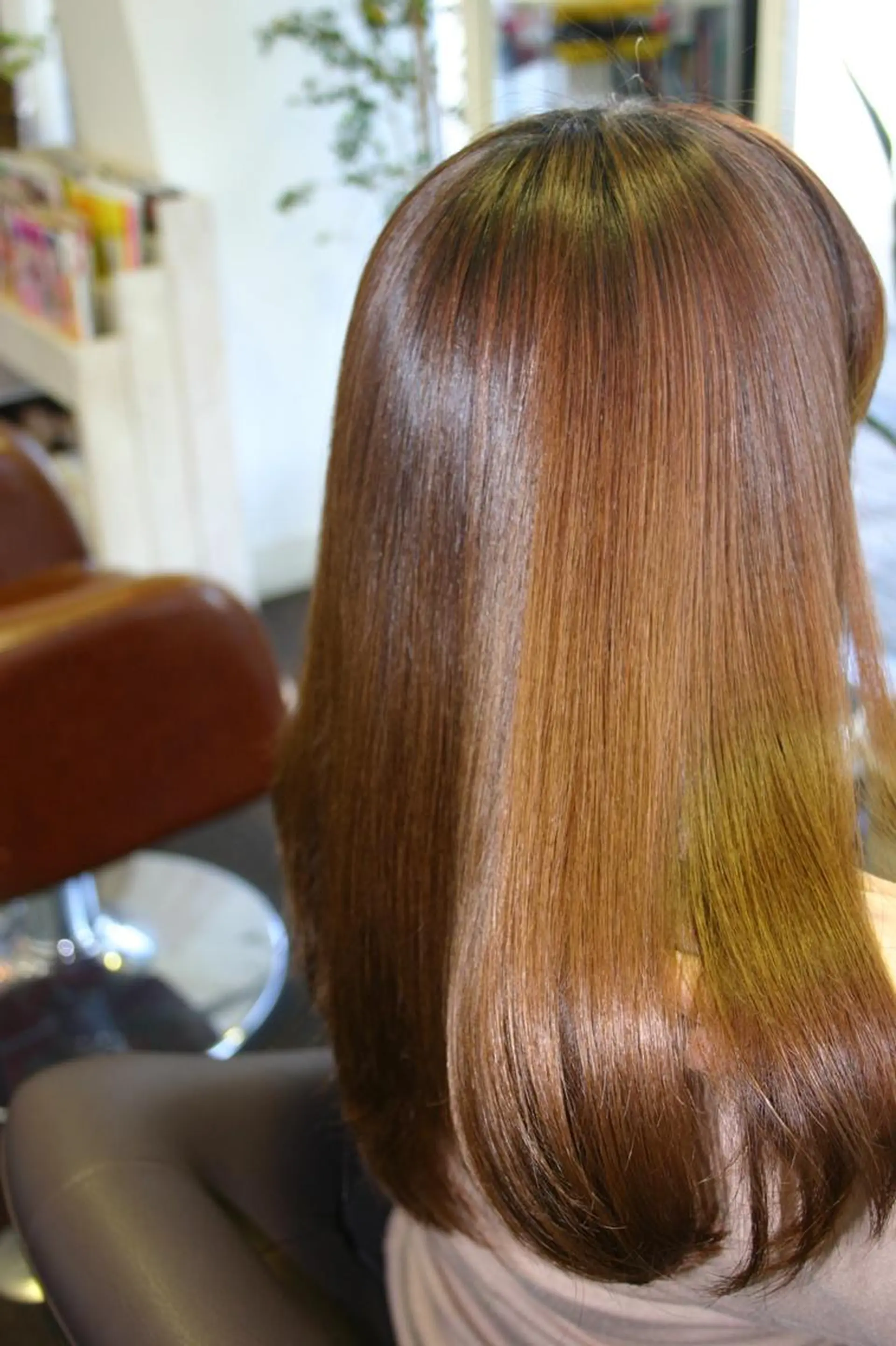 ロング ヘアアレンジ アッシュ 髪質改善 トリートメント 縮毛矯正 トリートメント [髪質改善] 北生駒 店長/古居聖理のヘアスタイル