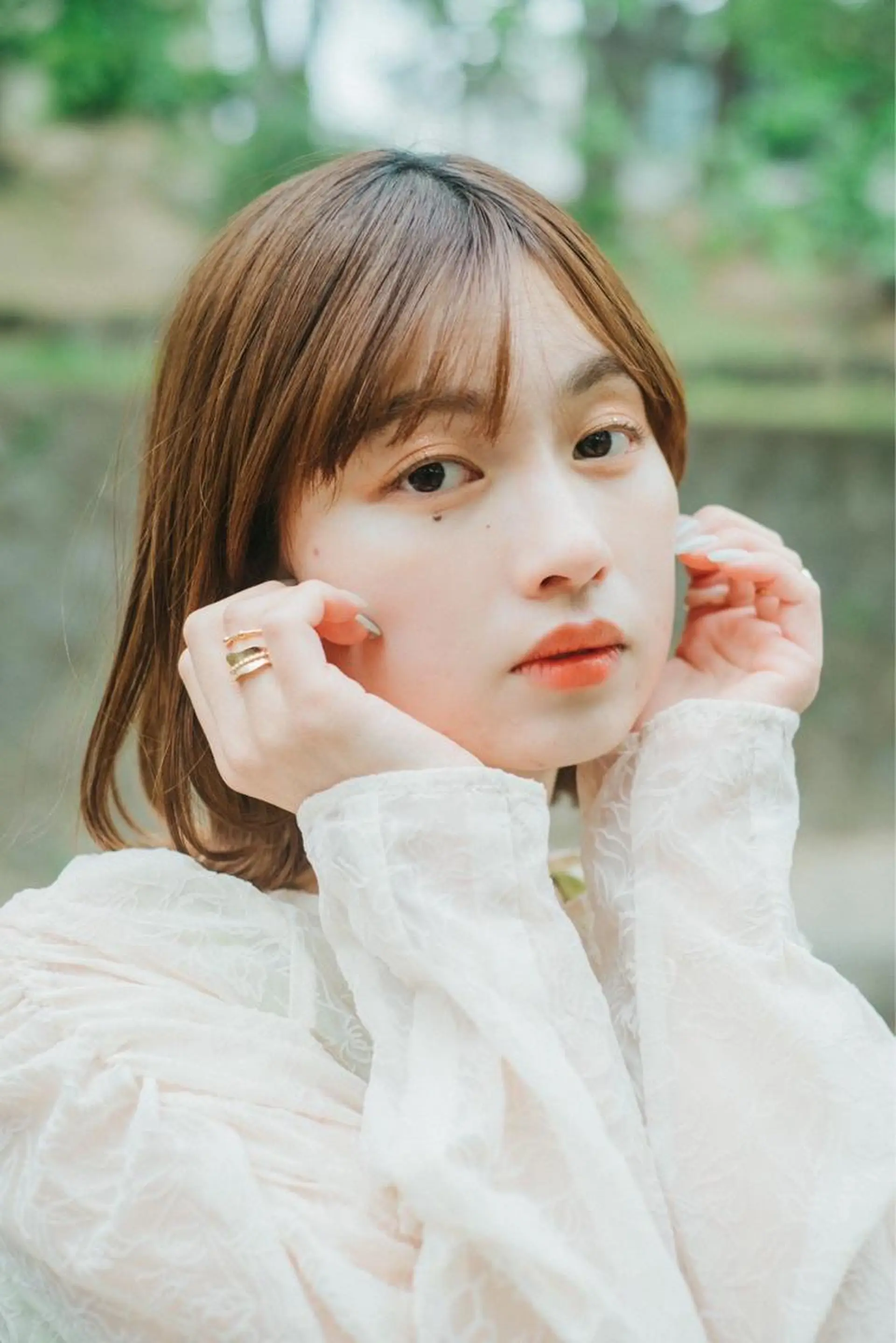 ミディアム カラー ヘアアレンジ カット トリートメント PRIMA所属・🌟当日予約OK🌟 西野楓加のヘアスタイル