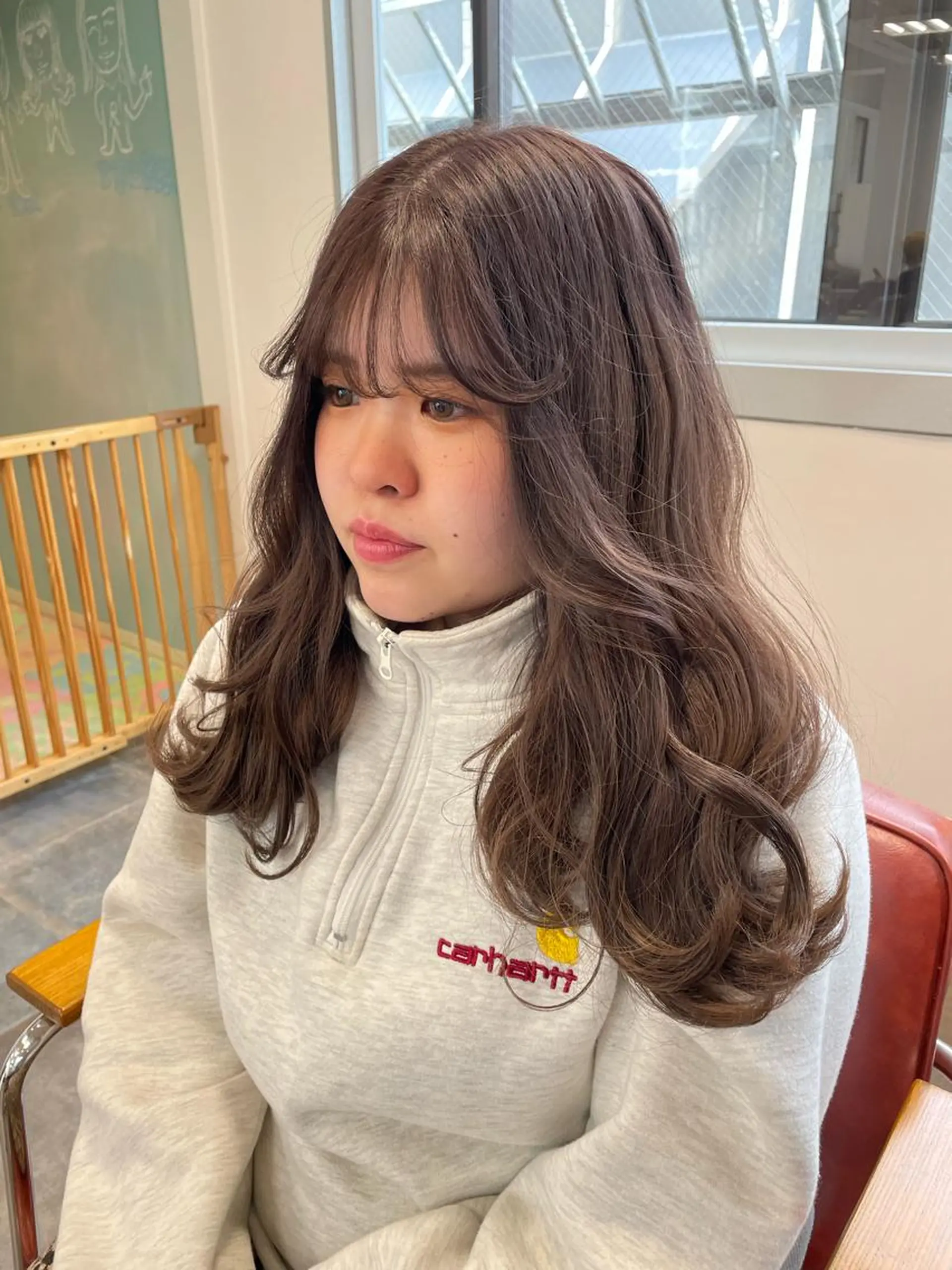 ロング カラー ~tie.hair salon所属・Ryoka🌼倉敷/ ハイトーン/レイヤーのヘアスタイル