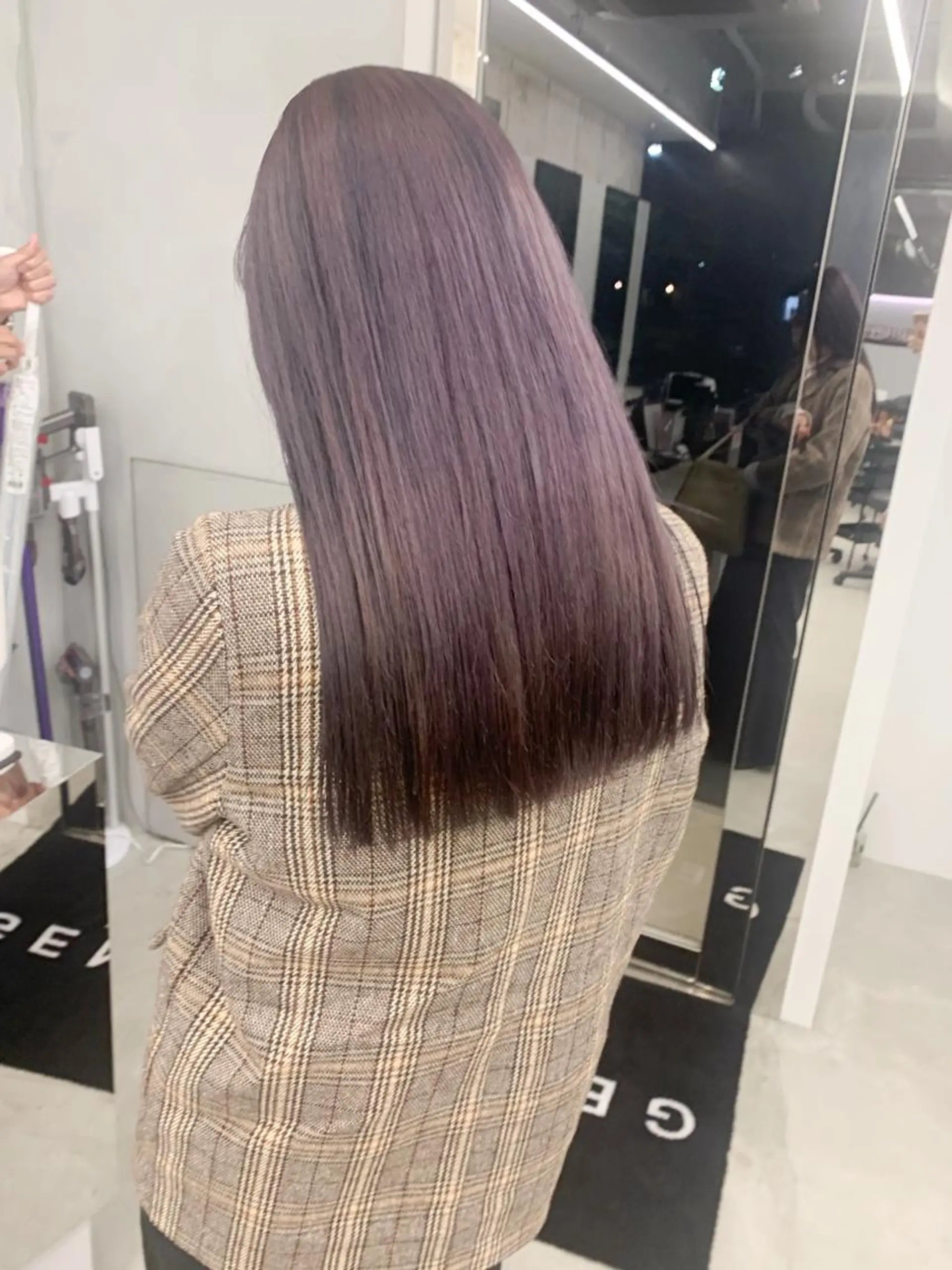 ロング カラー ラベンダーカラー kimika🥑 メンズ/髪質改善のヘアスタイル