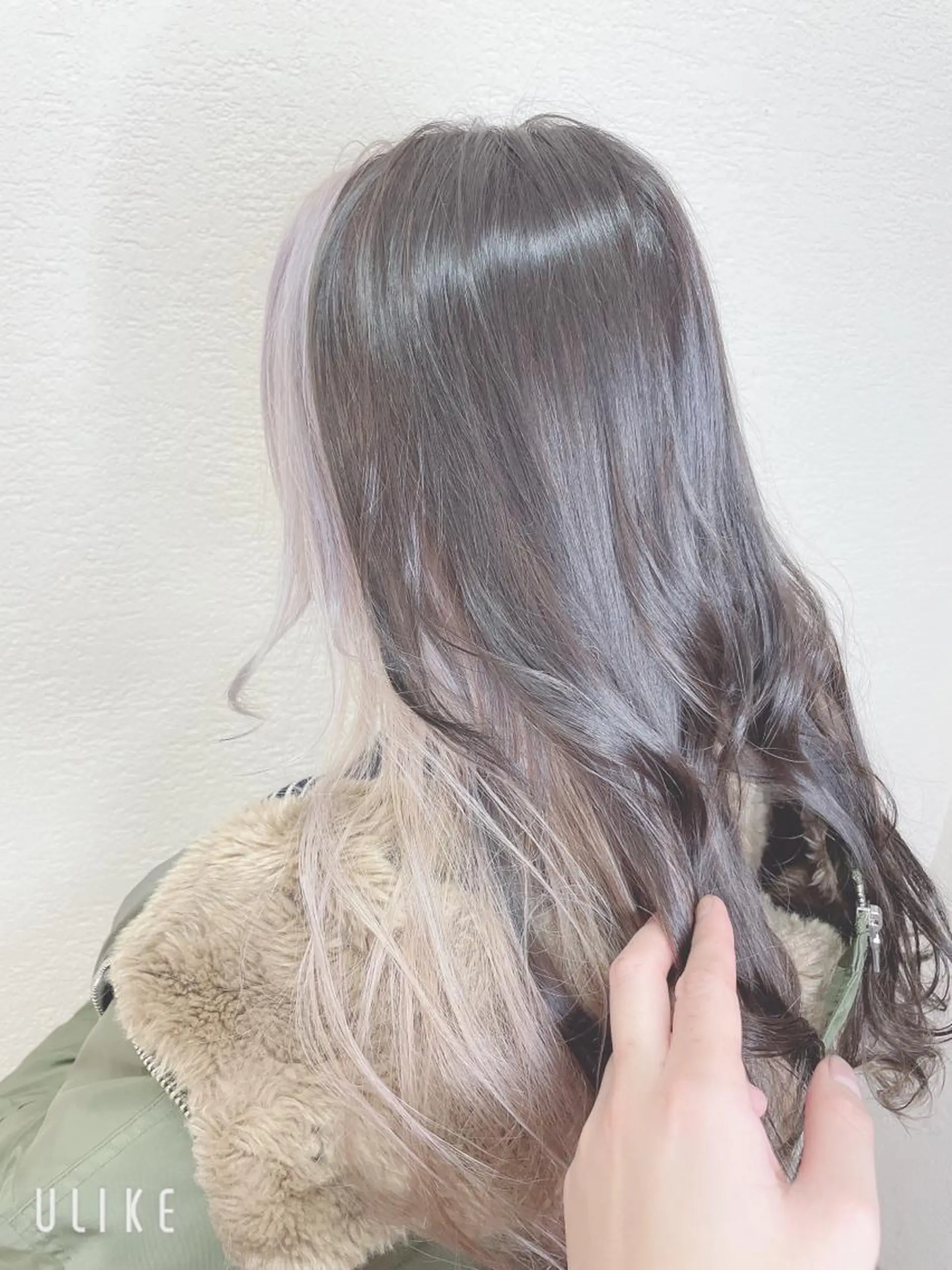 ロング カラー ミストバング カット ヘアカラー ❣️モードケイズ塚口 和田一将のヘアスタイル