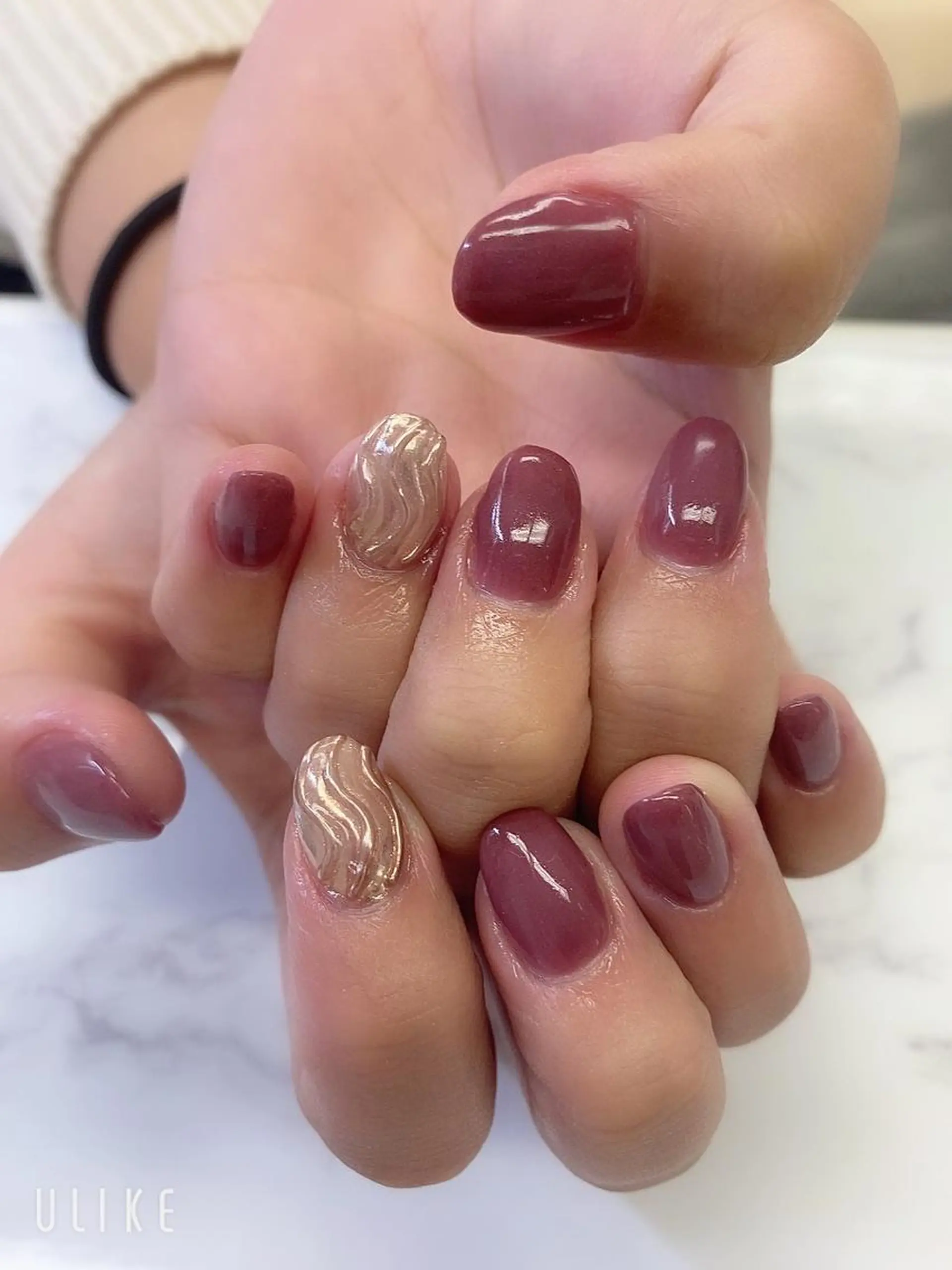 ショート ハンドネイル JNA認定講師🌸 RIEのネイルデザイン