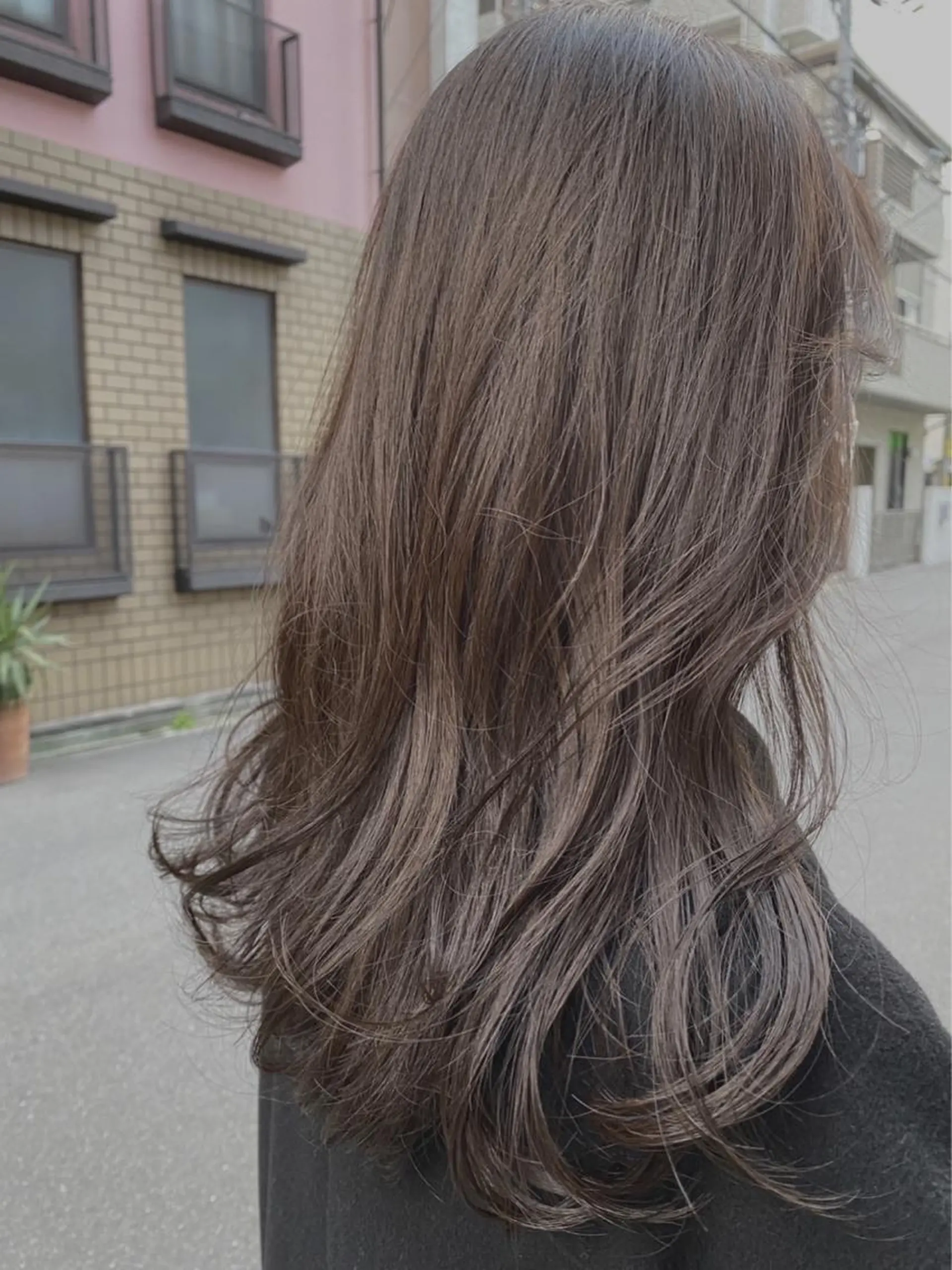 セミロング ヘアカラー トリートメント newi京橋 【sachi】のヘアスタイル