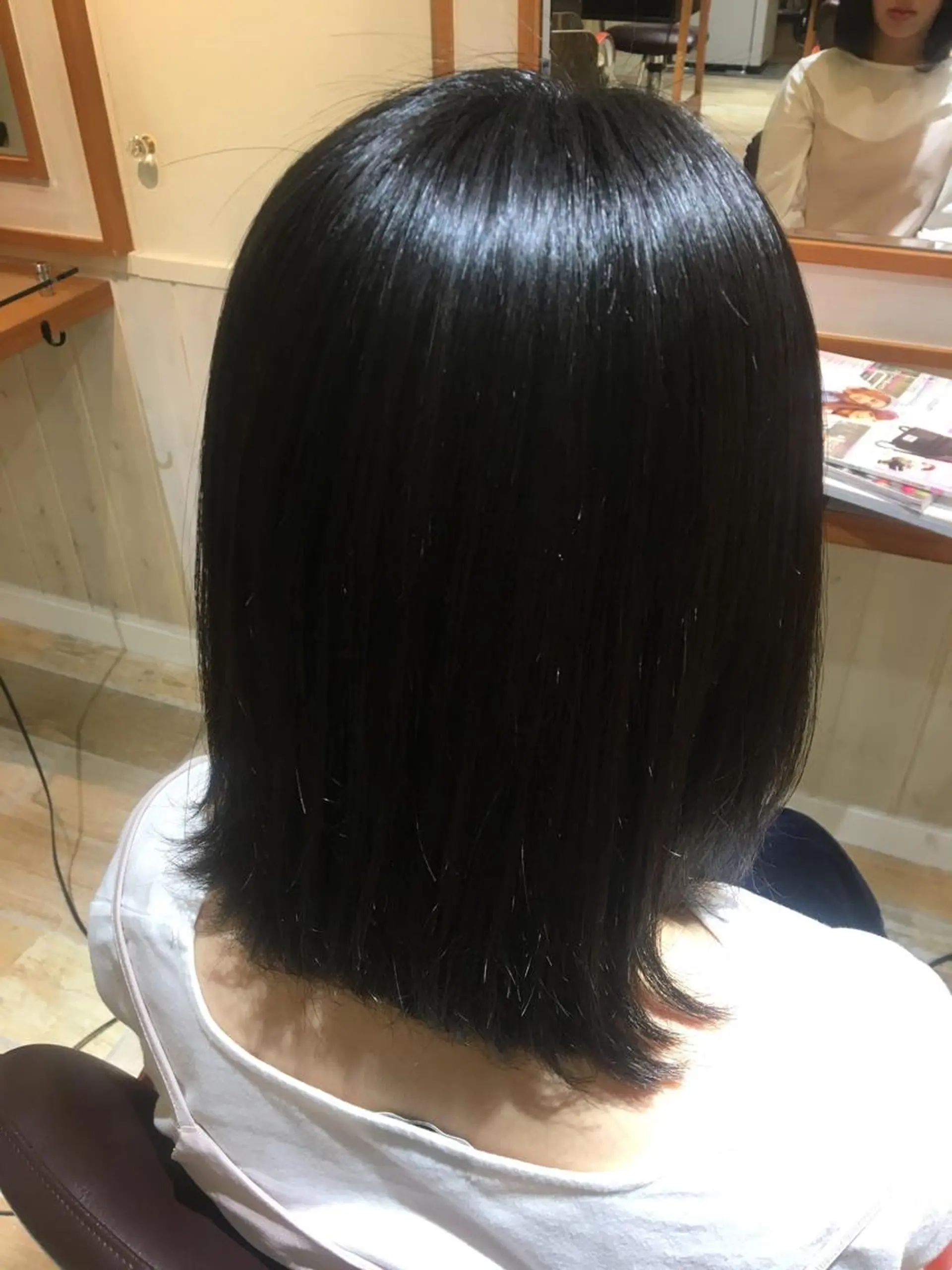 ミディアム カラー パーマ 縮毛矯正 代表🎀 ふわモテ愛 され髪🩷yumiのヘアスタイル