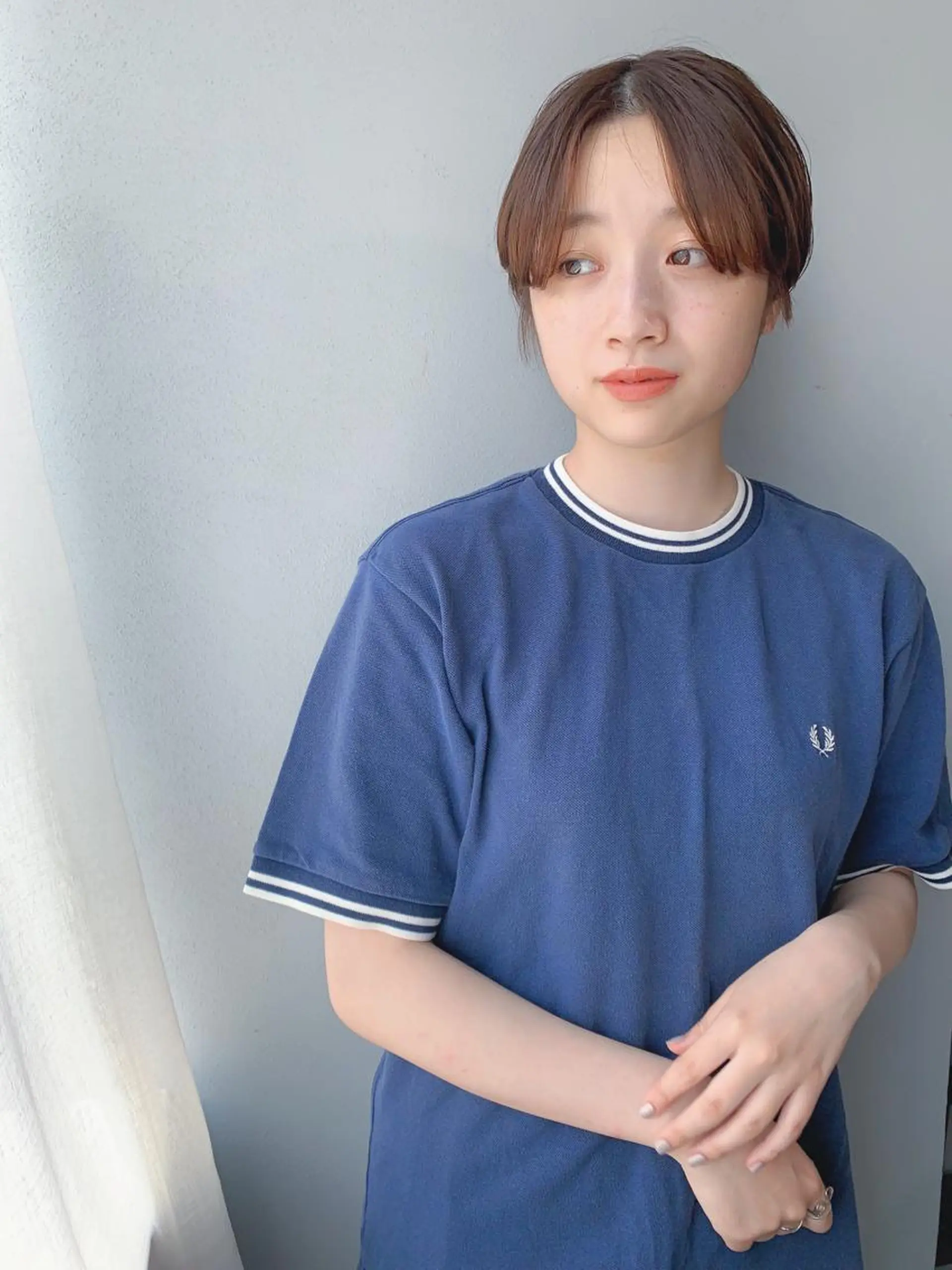 ショート ボブパーマコテ巻き風 パーマNo1深江秀平のヘアスタイル