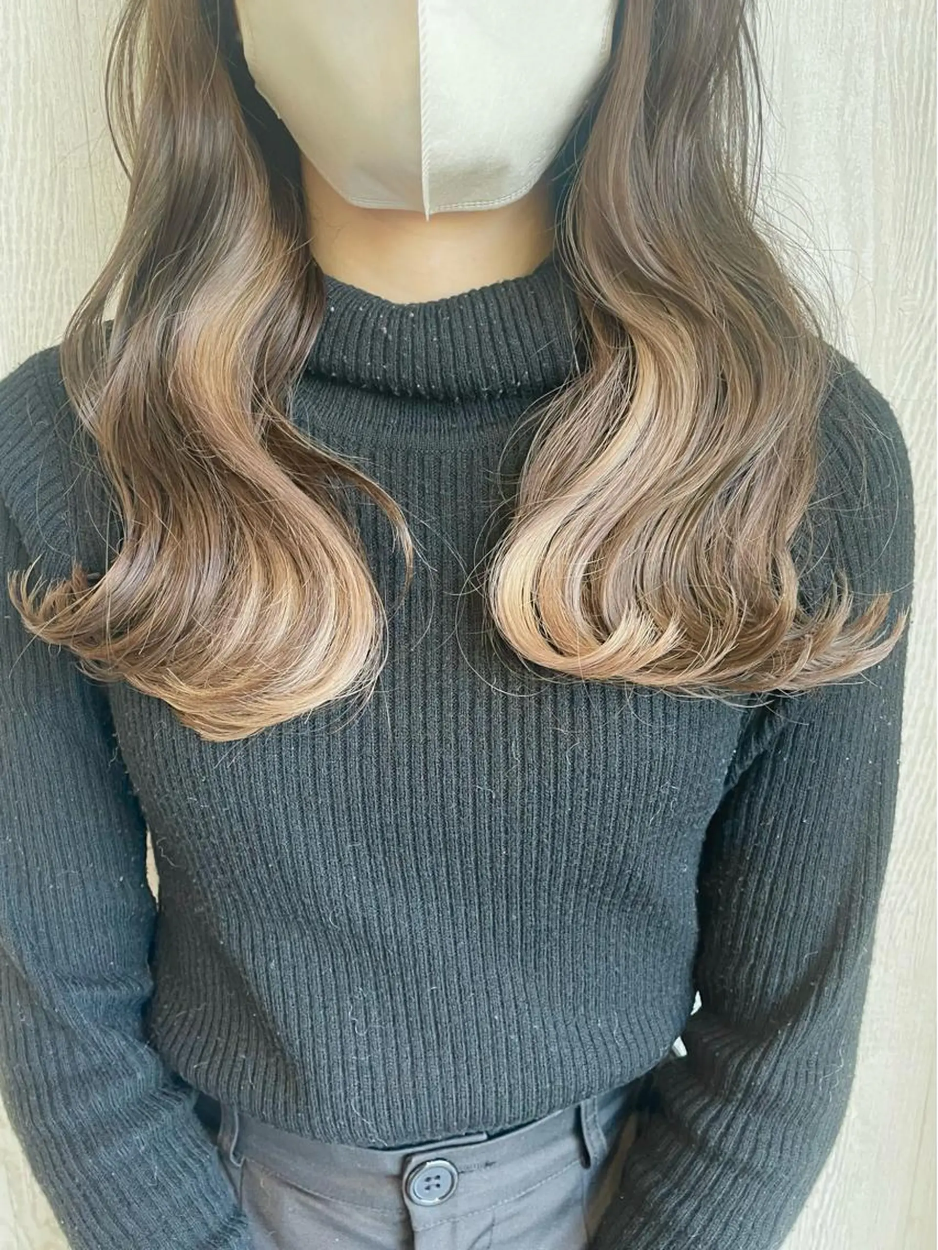 ロング ヘアカラー トリートメント ボブカットモデル/パ ーマ/harunaのヘアスタイル