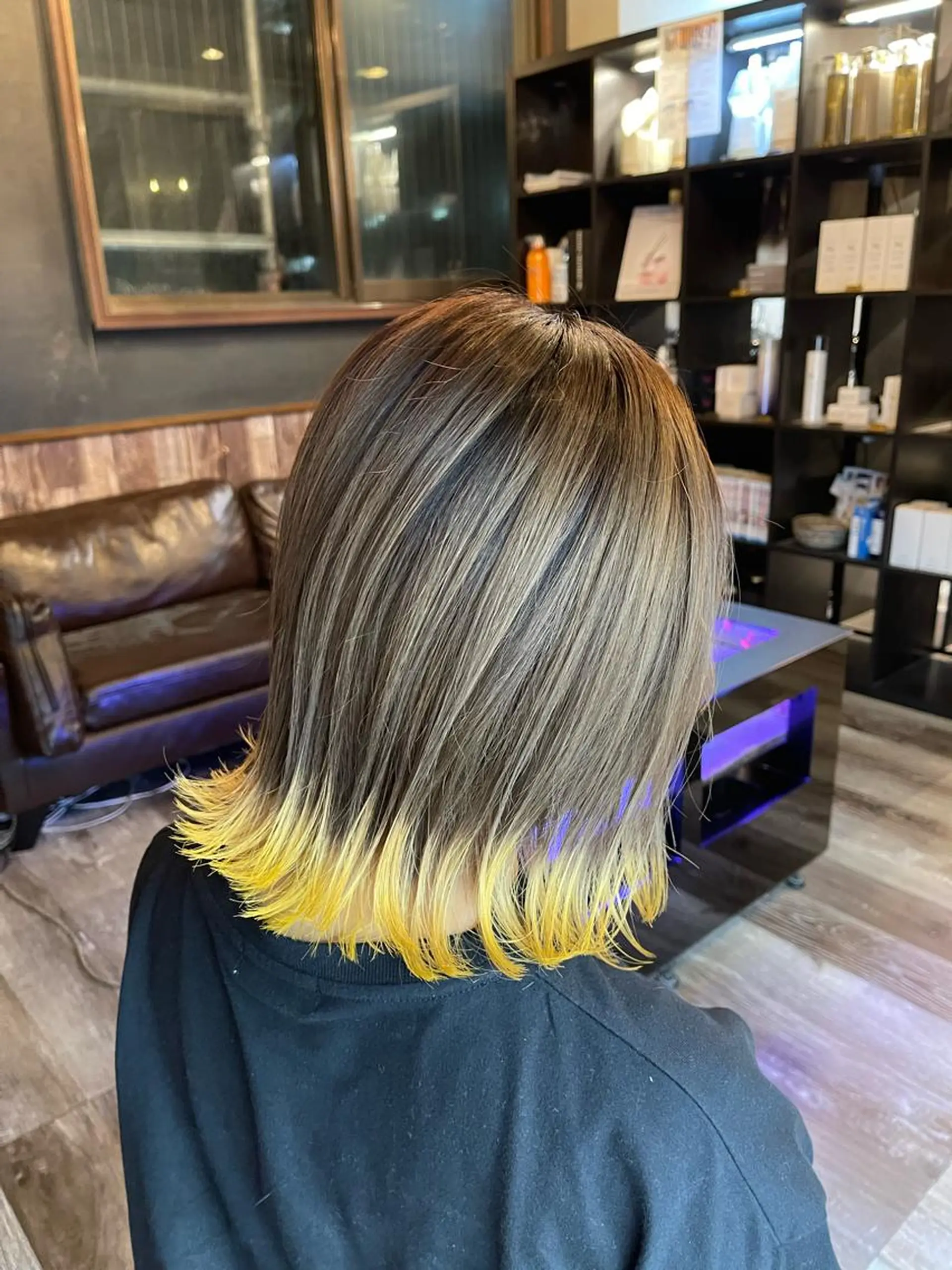 ミディアム KIRA スズキ タクヤ／店長のヘアスタイル