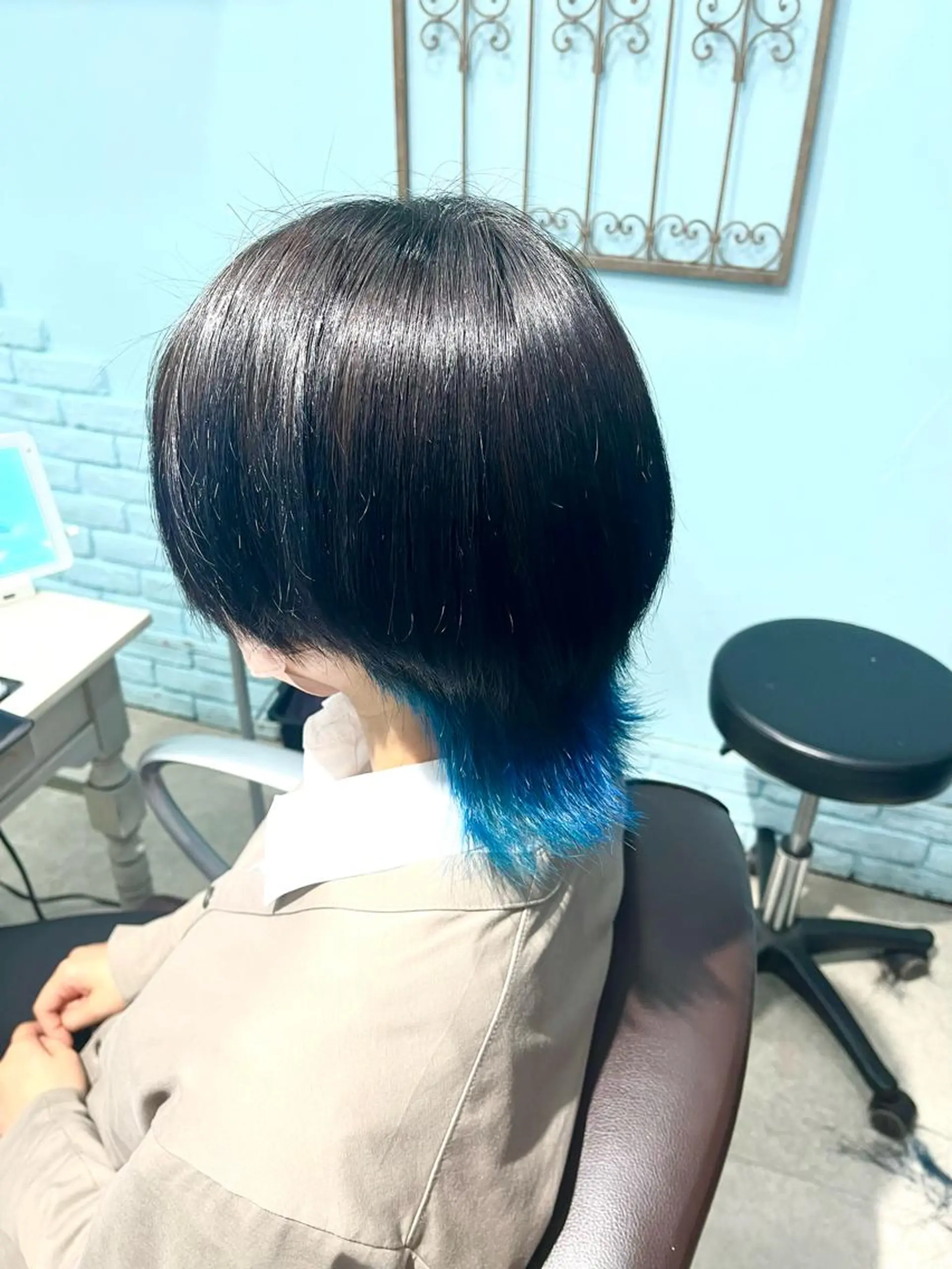 ショート カラー ヘアアレンジ ヘアカラー トリートメント ヘアセット 🩶【推しハイトーン 】yuzu🩶のヘアスタイル