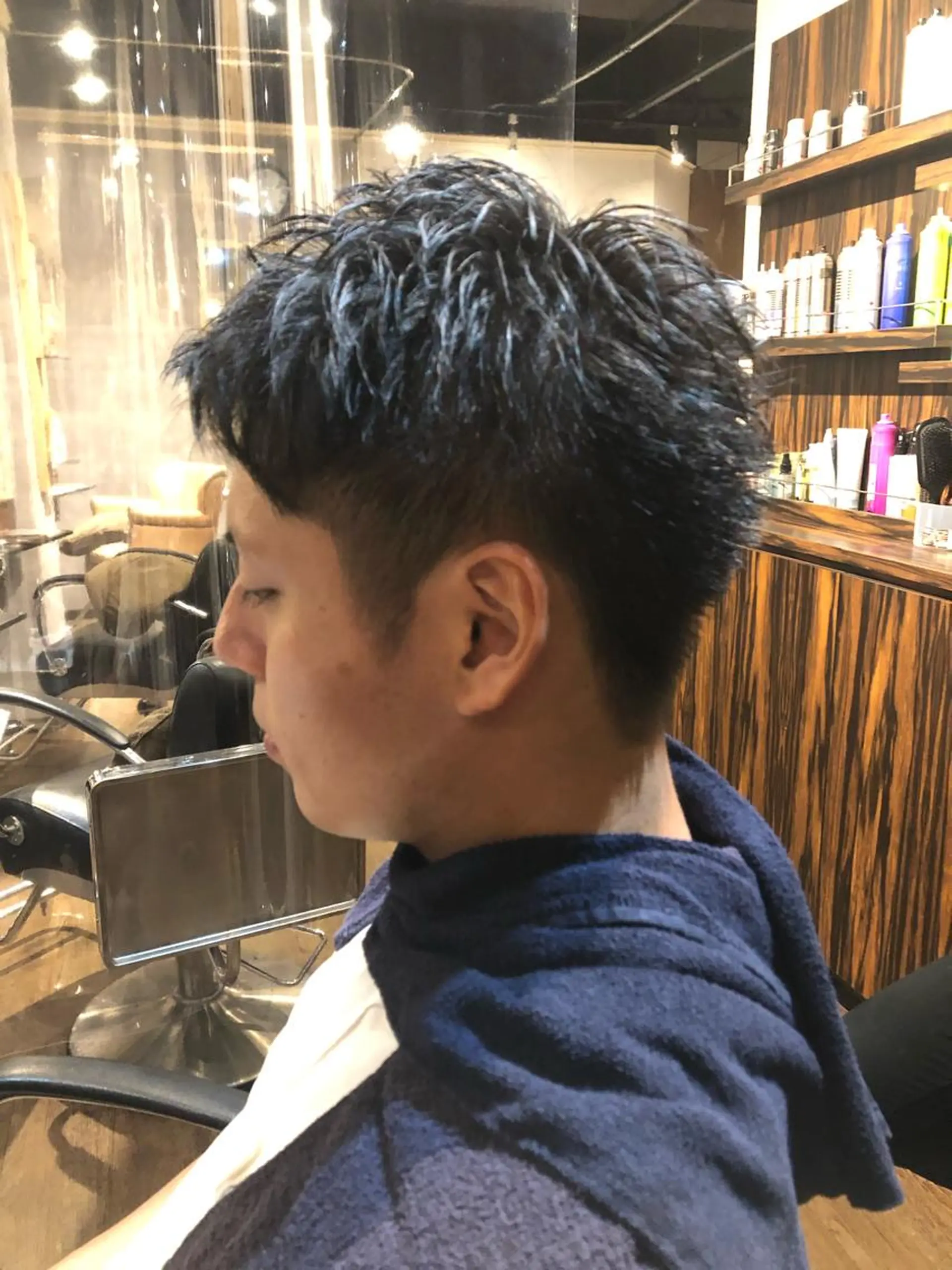 ショート メンズ 刈り上げ モデル募集 神田のヘアスタイル