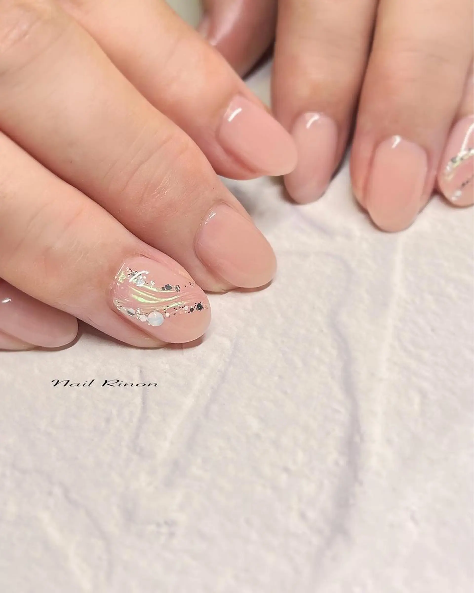 ネイル シンプルネイル ハンドネイル Nail Rinonのネイルデザイン