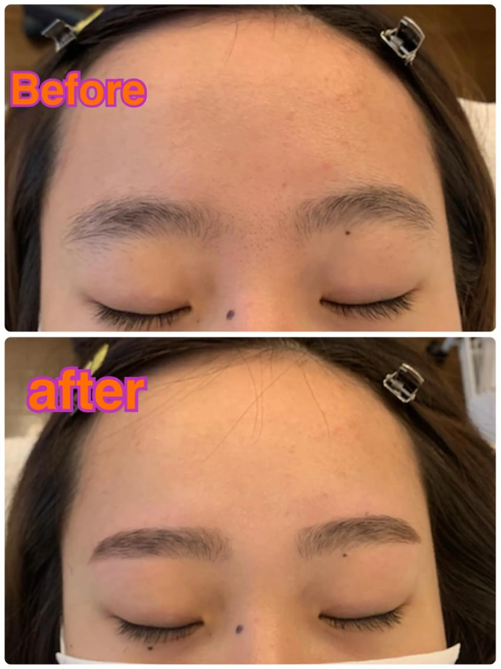 アイブロウ 眉毛ワックス脱毛 エクステ/眉/LED peTiT堀口のマツエク・マツパデザイン