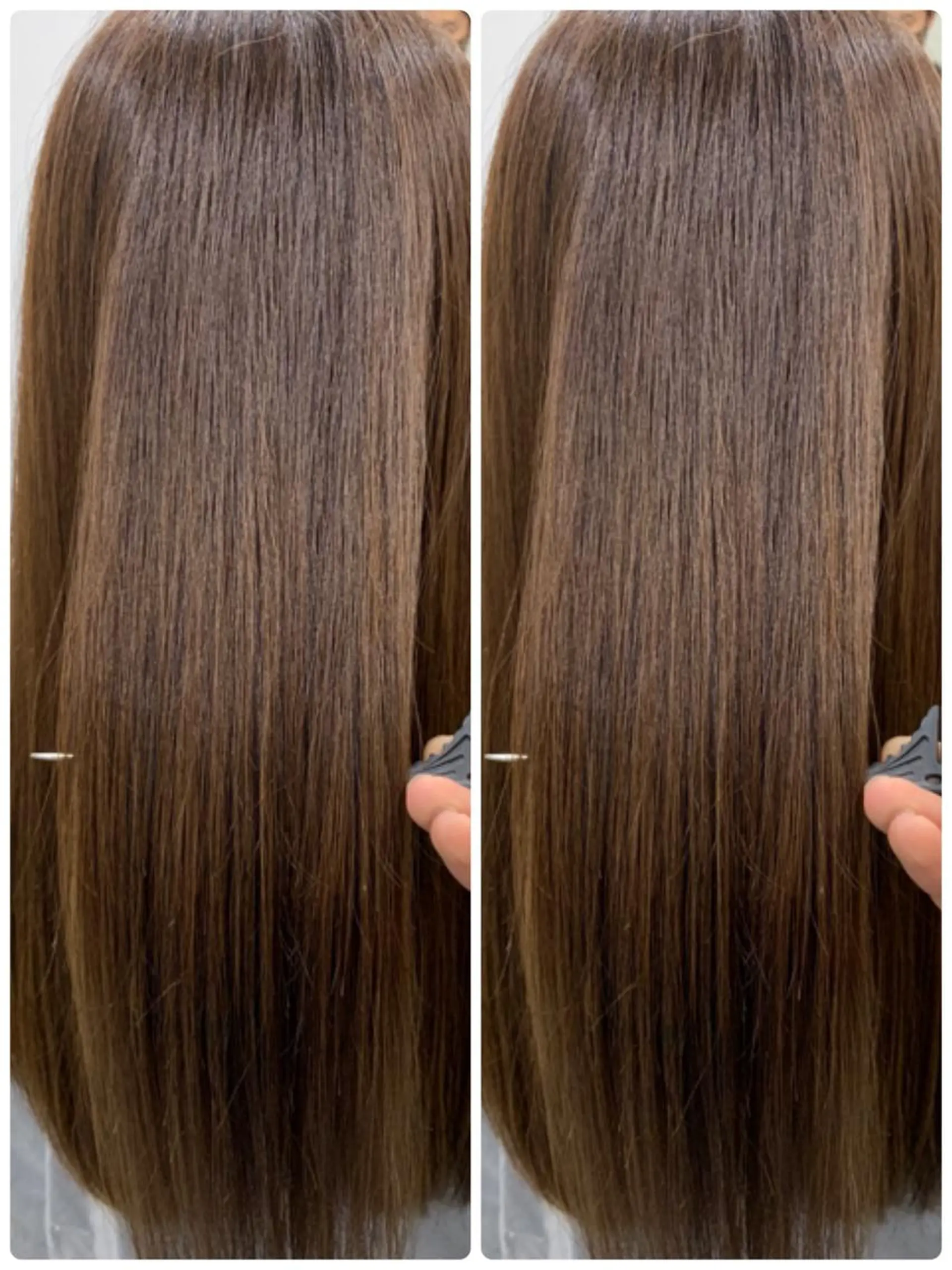 ロング 髪質改善 上品艶感カラーのヘアスタイル