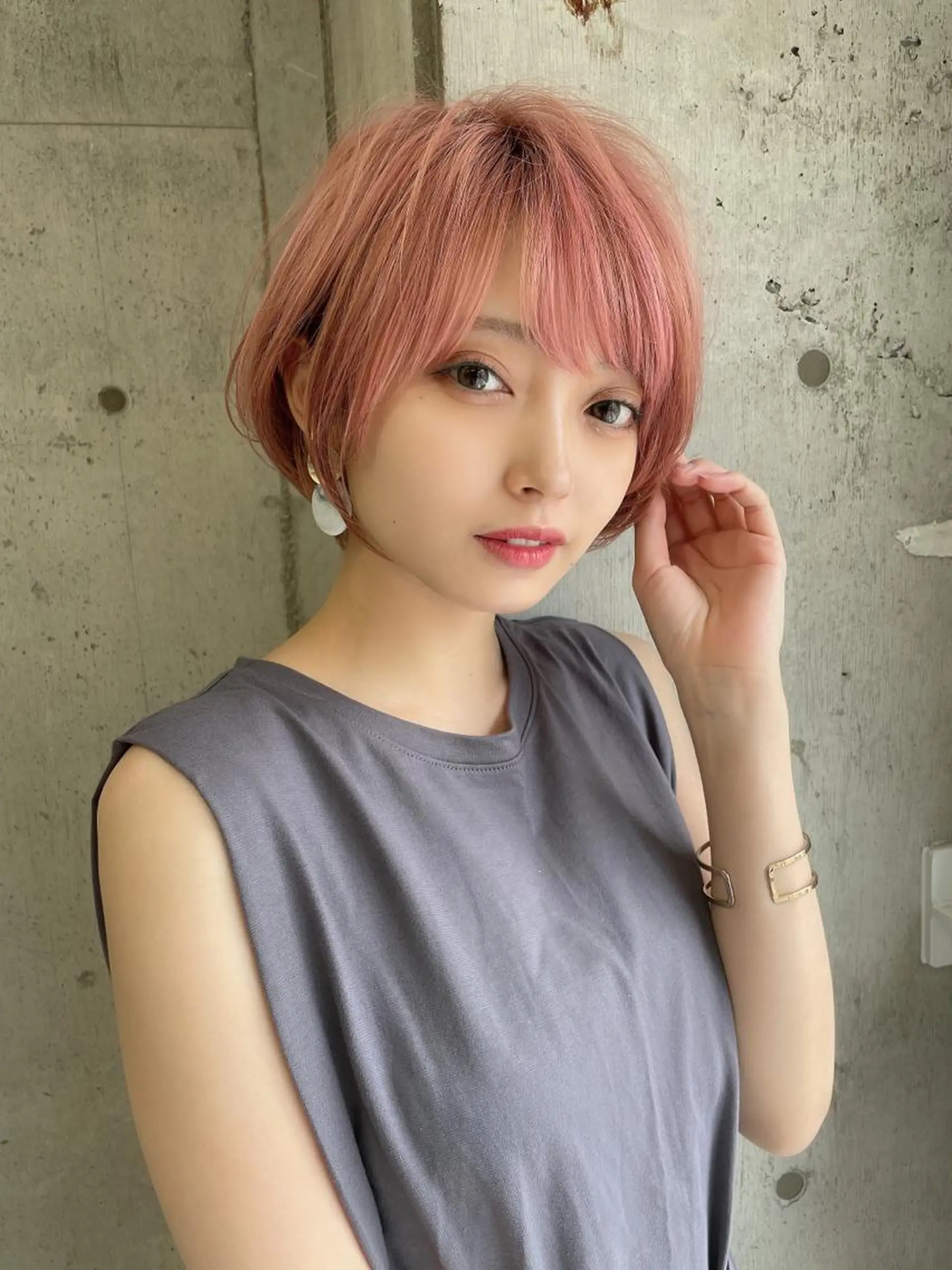 ショート 似合わせカット ショートヘア カット ヘアカラー トリートメント 韓国ヘア/髪質改善 /Harunaのヘアスタイル