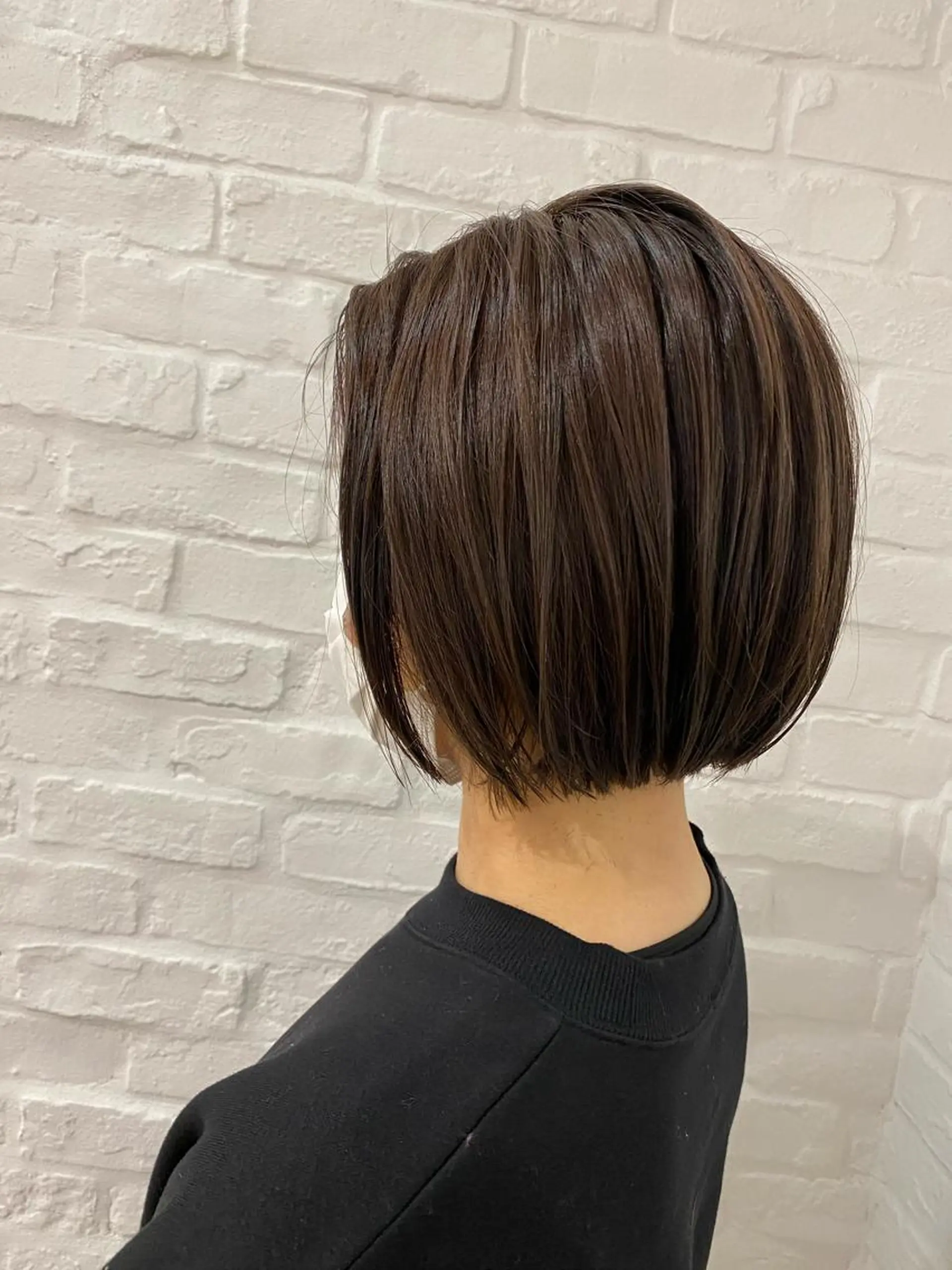 ミディアム ボブ ハイライト 🍀透明感抜群🍀/ ハイトーンカラーのヘアスタイル