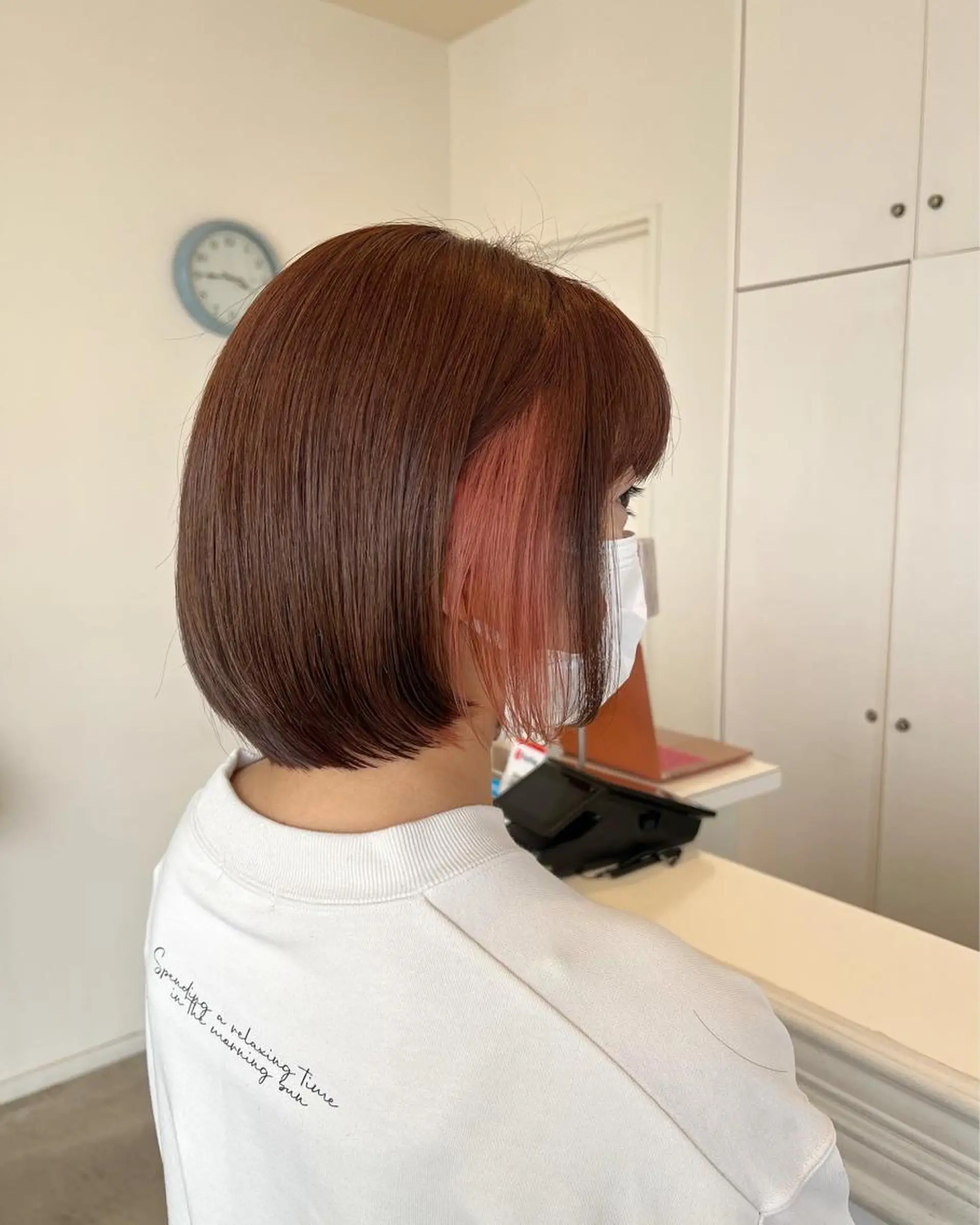 ショート カラー ヘアアレンジ インナーカラー ボブ ラシェンテ宝塚所属・HONOKA /顔周りレイヤー得意の眉毛・アイブロウイメージ