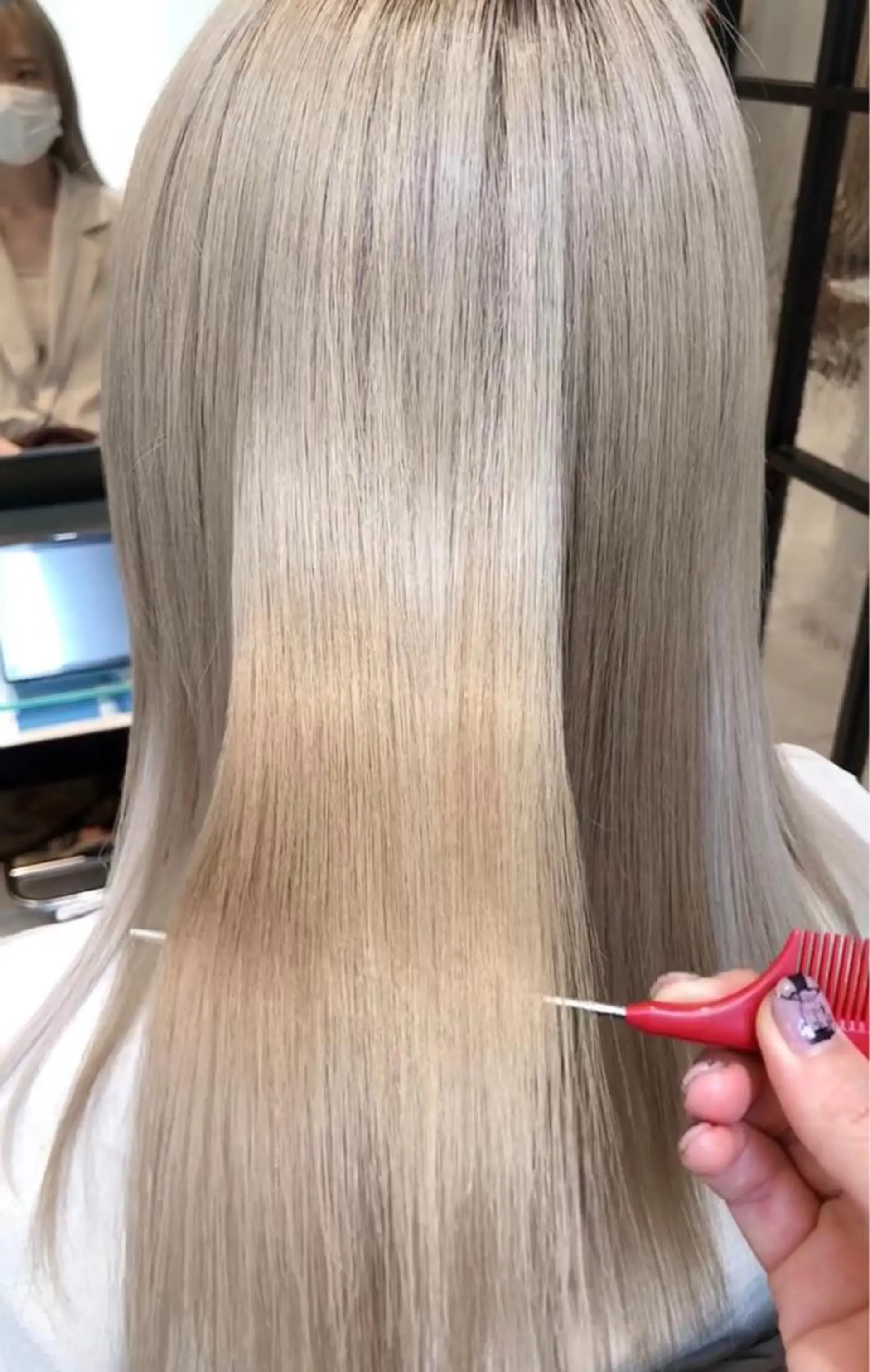 ロング カラー 似合わせ艶髪カラー ❤️ハダユミのヘアスタイル