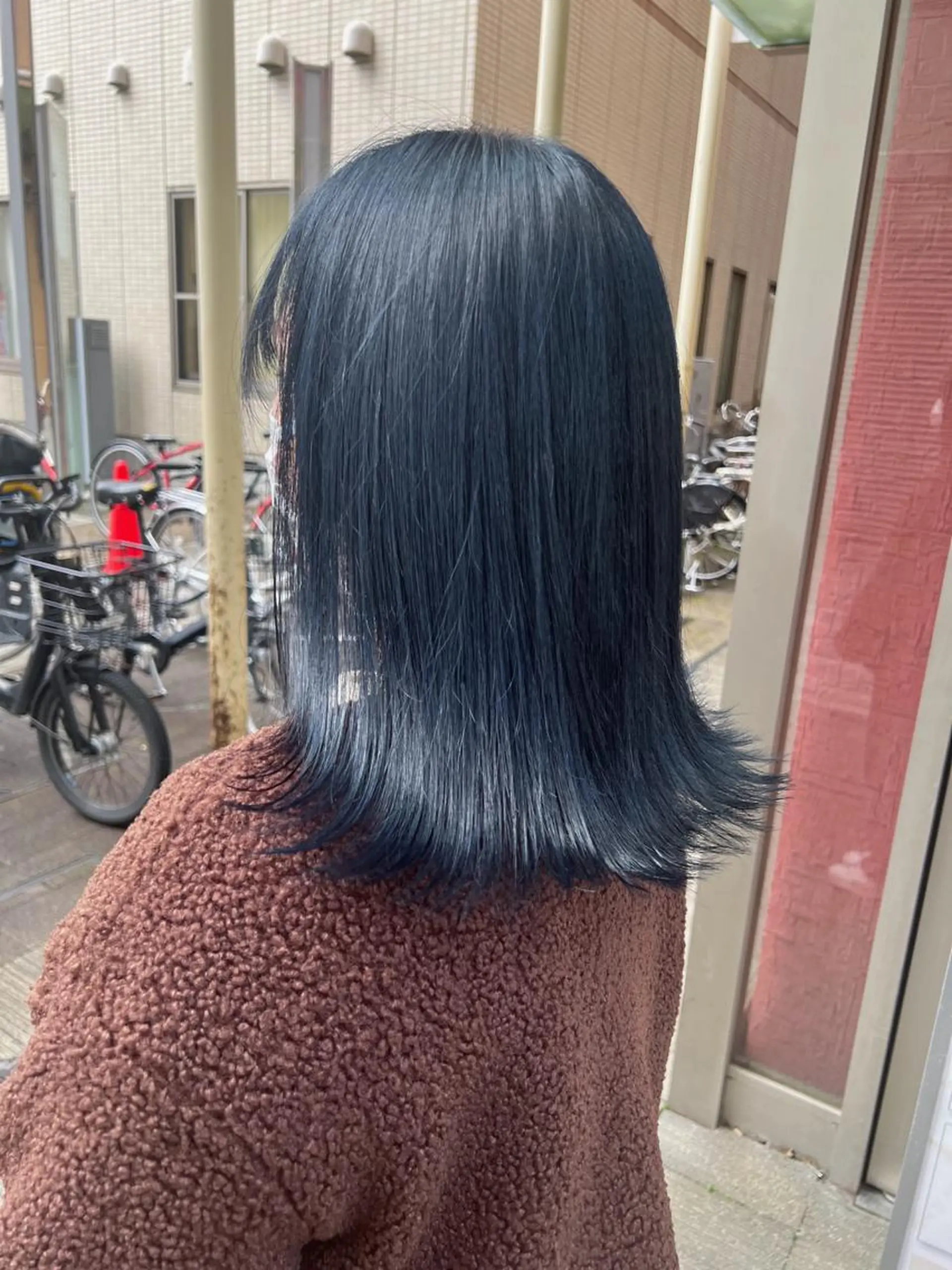 セミロング カラー 佐伯 蓮のヘアスタイル